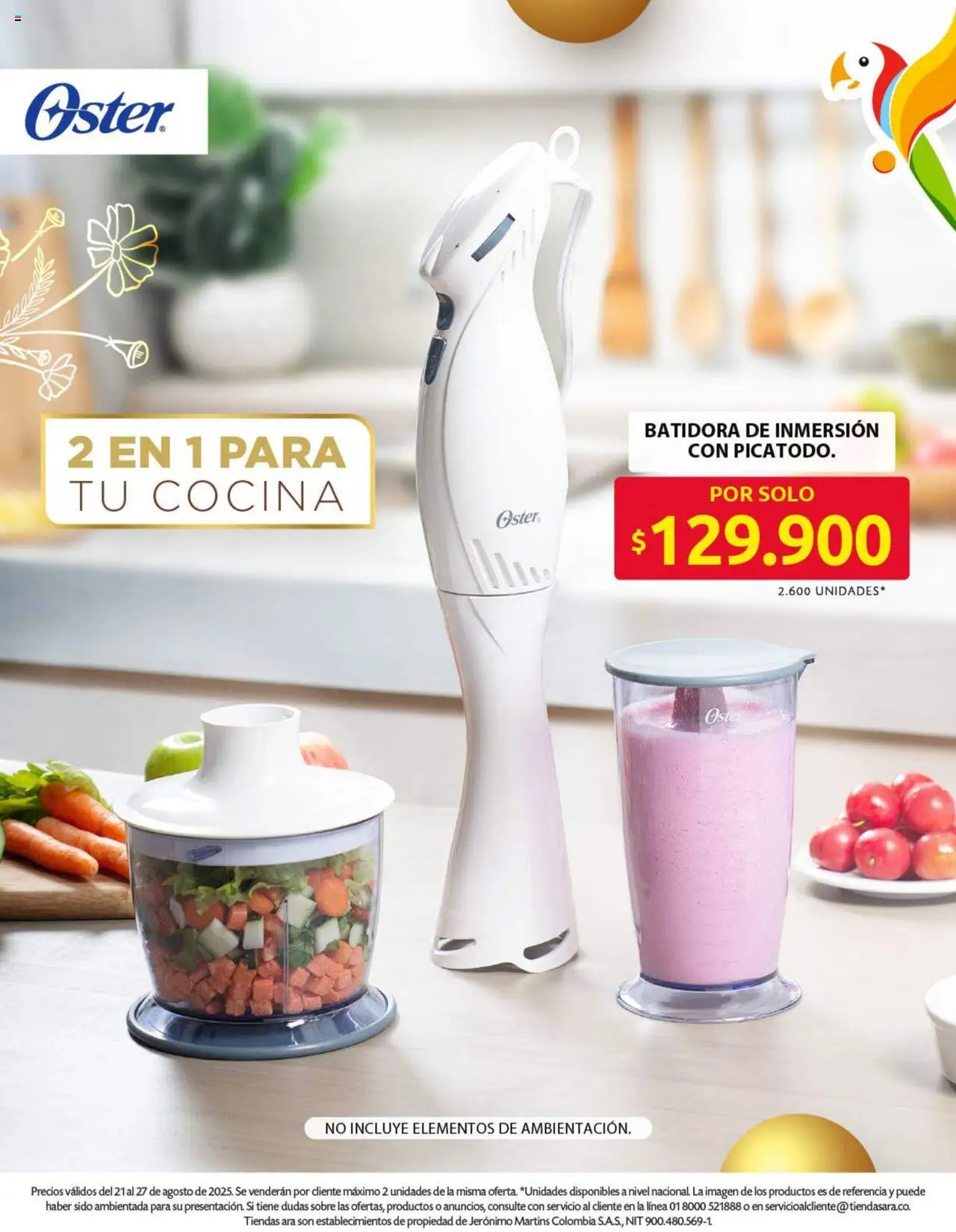 Ara revista - valida desde el 21.08.2025 | Página: 10 | Productos: Cocina, Batidora, Sobre