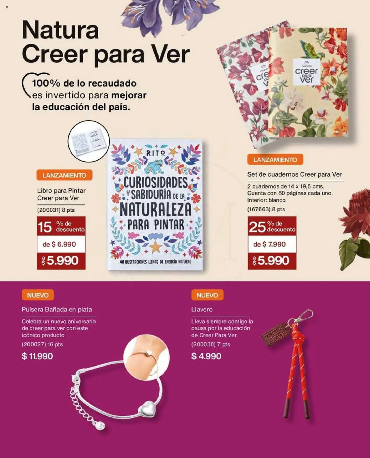 Natura catálogo │ válido desde el 16.06.2025 | Página: 156 | Productos: Llavero, Pulsera