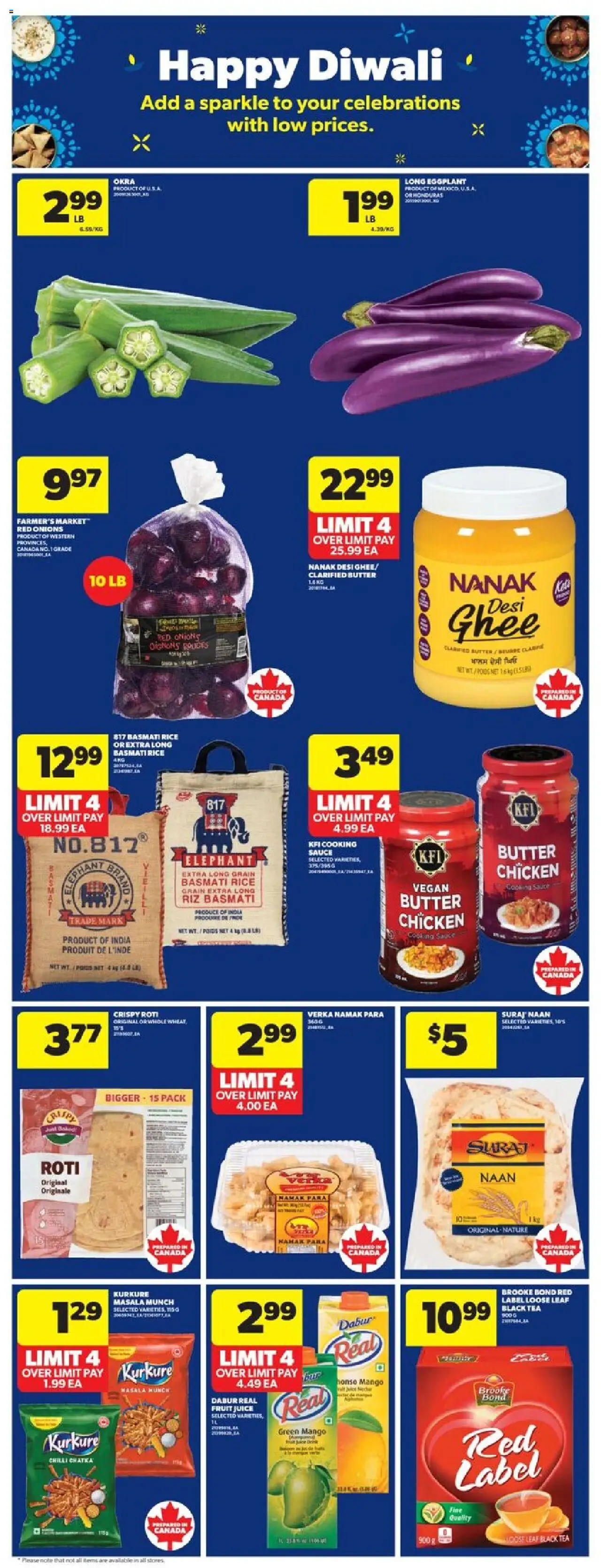 Real Canadian Superstore flyer valid from 18.09.2025 | Page: 29 | Products: Rice, Tea, Butter, Chicken