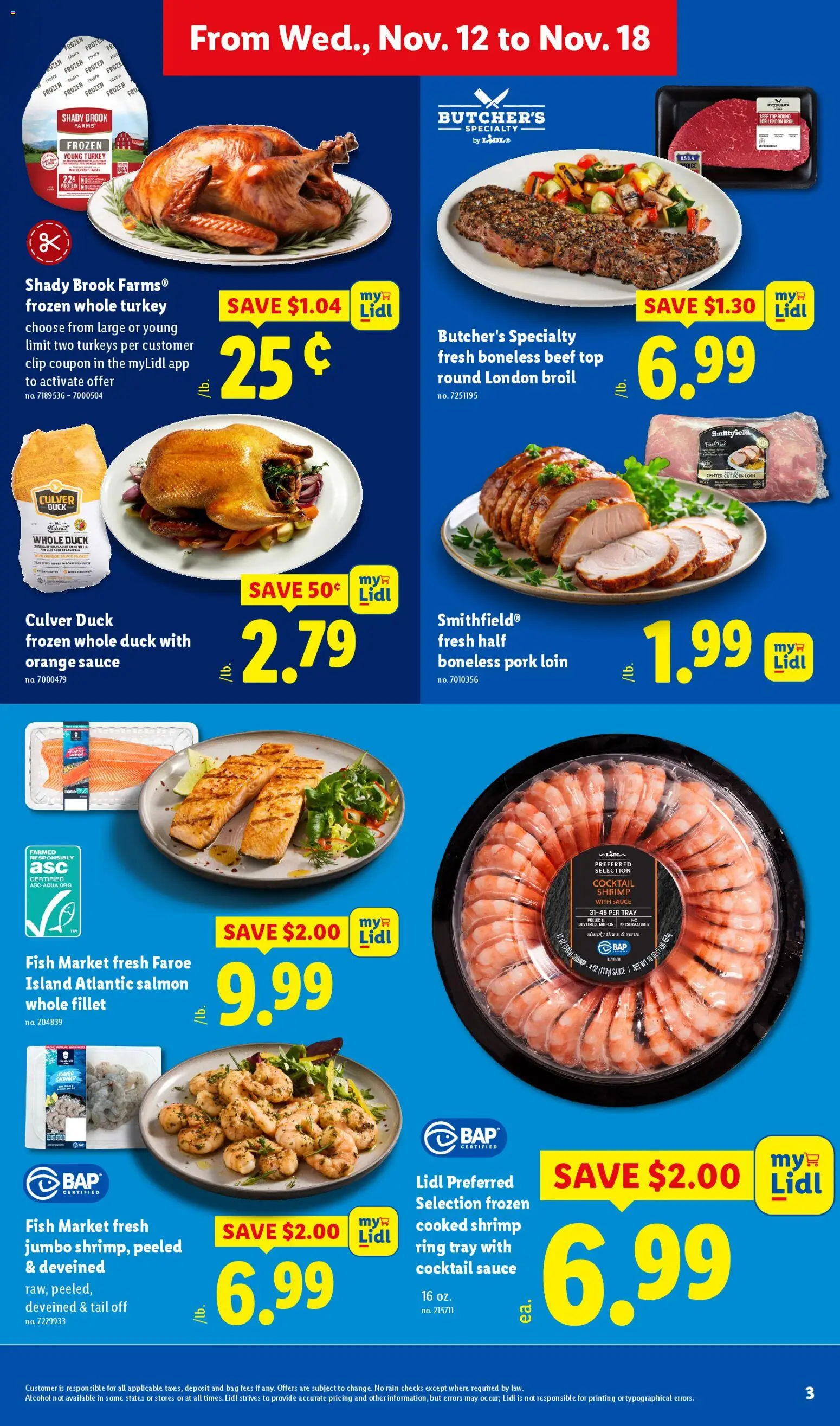 Lidl Early Black Friday - valid from 12.11.2025 | Page: 3 | Products: Clip, Ring, Beef, Sauce