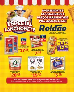 Roldão - Ofertas lanchonete  - Pré-Visualização do folheto da loja Roldão, válido de 19.01.2026
