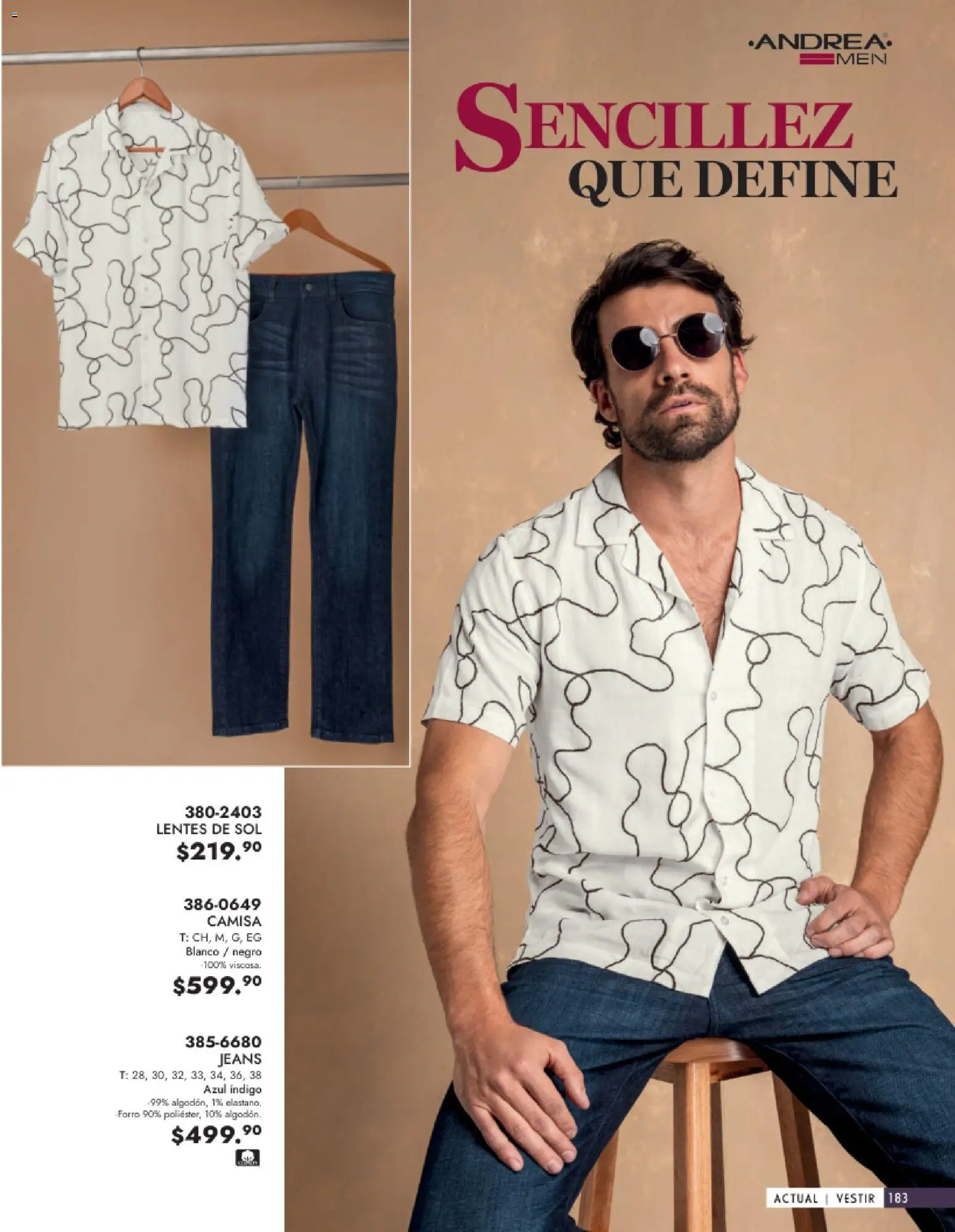 Nuevas ofertas de Andrea válidas en toda la República Mexicana desde el 25.01.2026. ¡Encuentra las mejores ofertas en Andrea catálogo Vestir Caballero ! | Página: 25