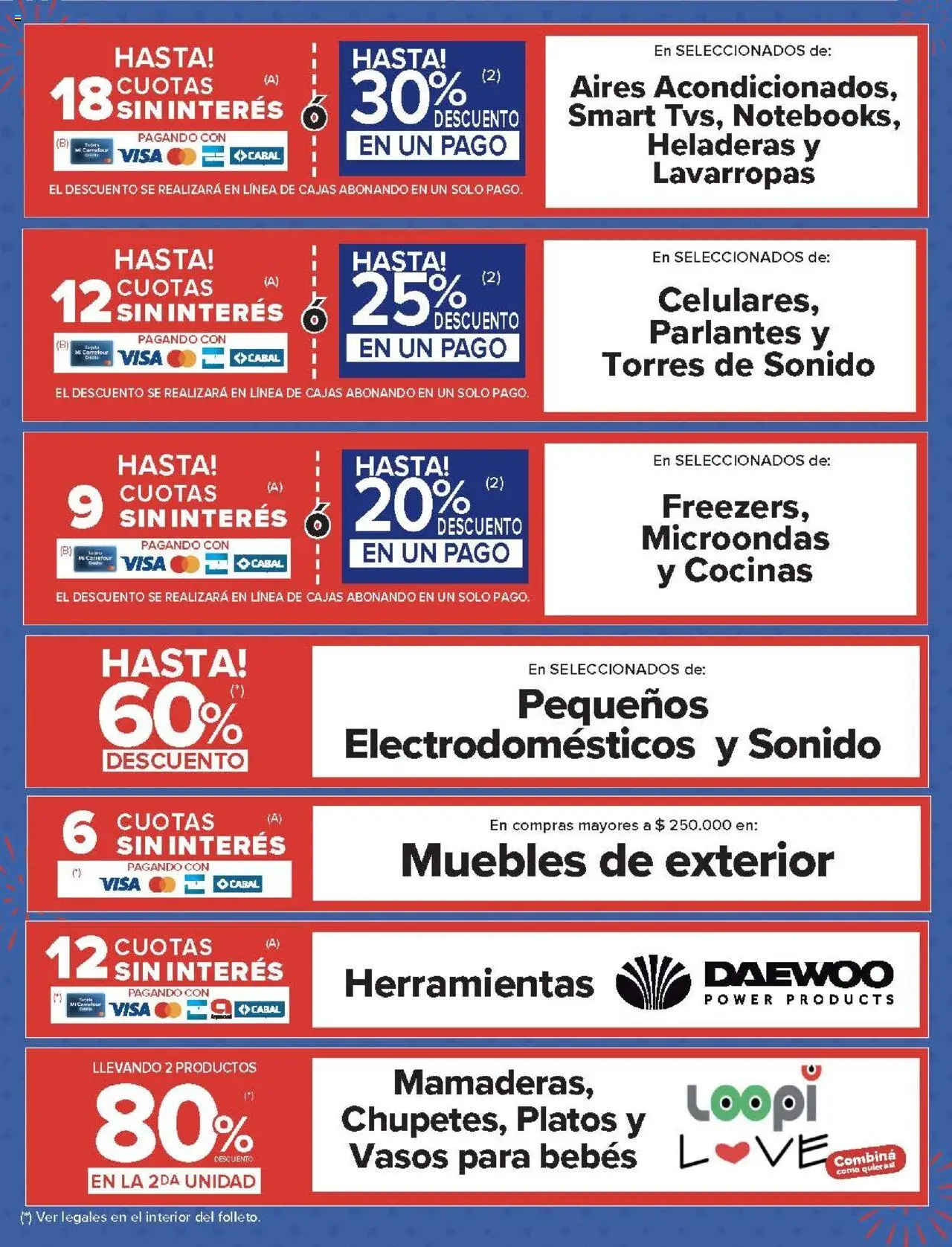 Carrefour ofertas │ válido desde el 14.10.2025 | Página: 26 | Productos: Lavarropas, Microondas, Vasos