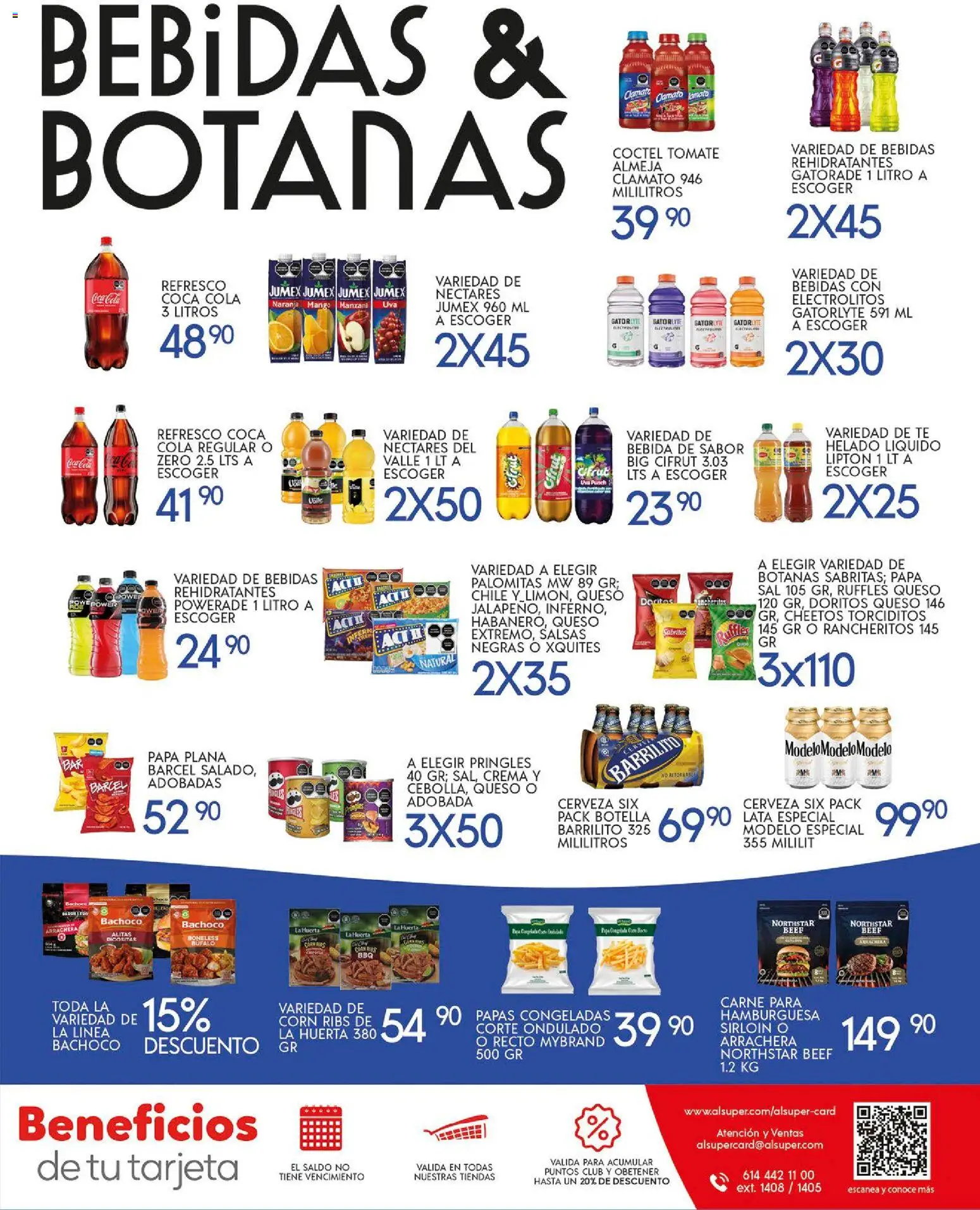 Nuevas ofertas de Alsuper válidas en toda la República Mexicana desde el 28.10.2025. ¡Encuentra las mejores ofertas en Alsuper folleto Zacatecas! | Página: 7 | Productos: Papa, Uva, Helado, Té