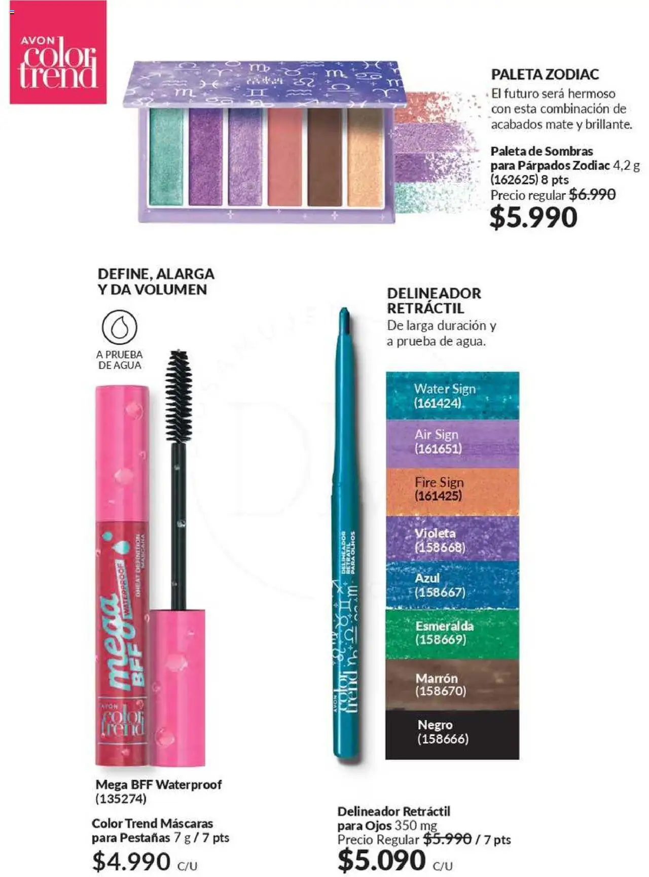 Catálogo Avon Campaña 12 │ válido desde el 01.07.2025 | Página: 35 | Productos: Agua, Mate, Delineador