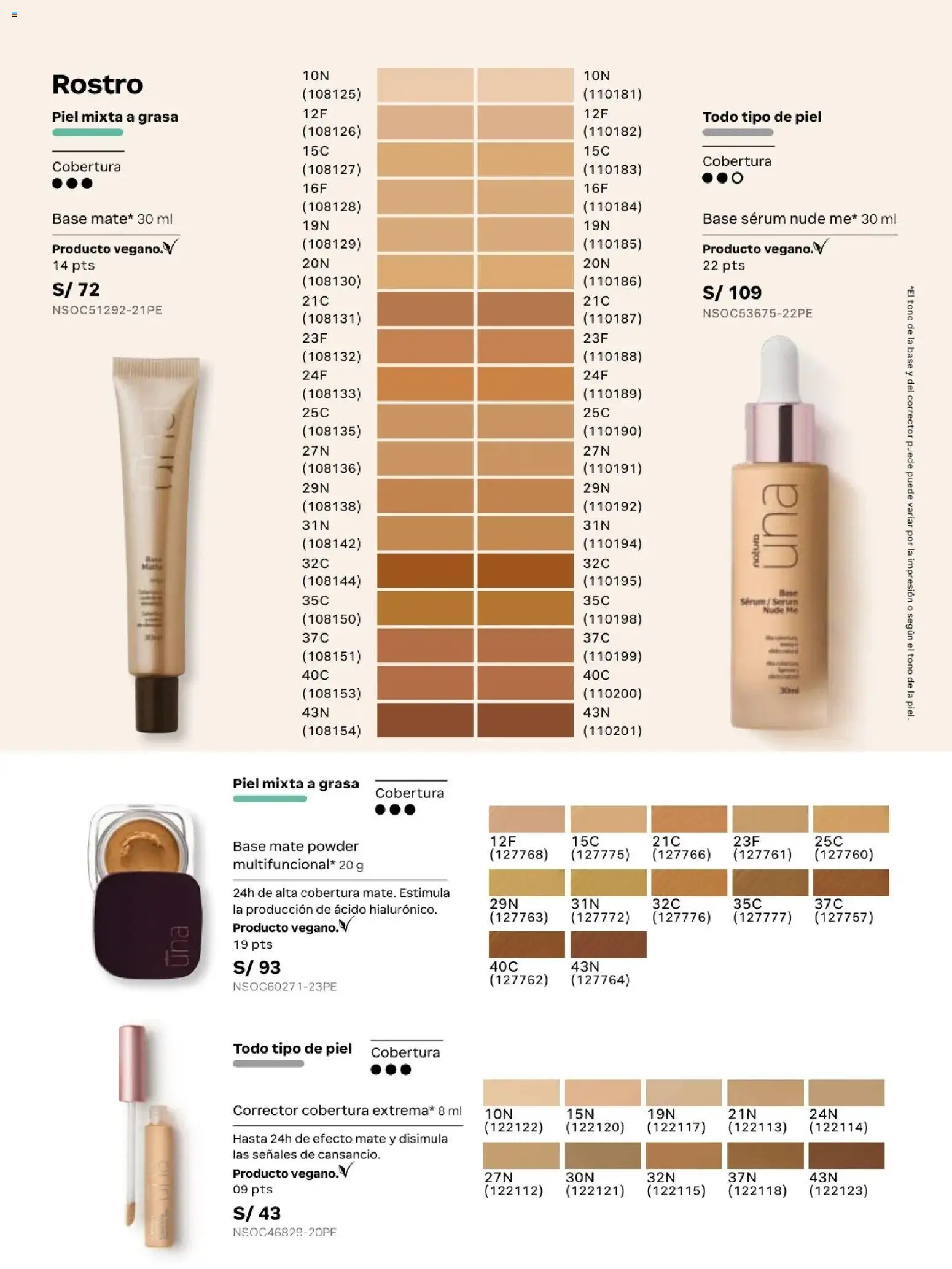 Catálogo Natura válido desde 31.03.2026 | Página: 64 | Productos: Corrector