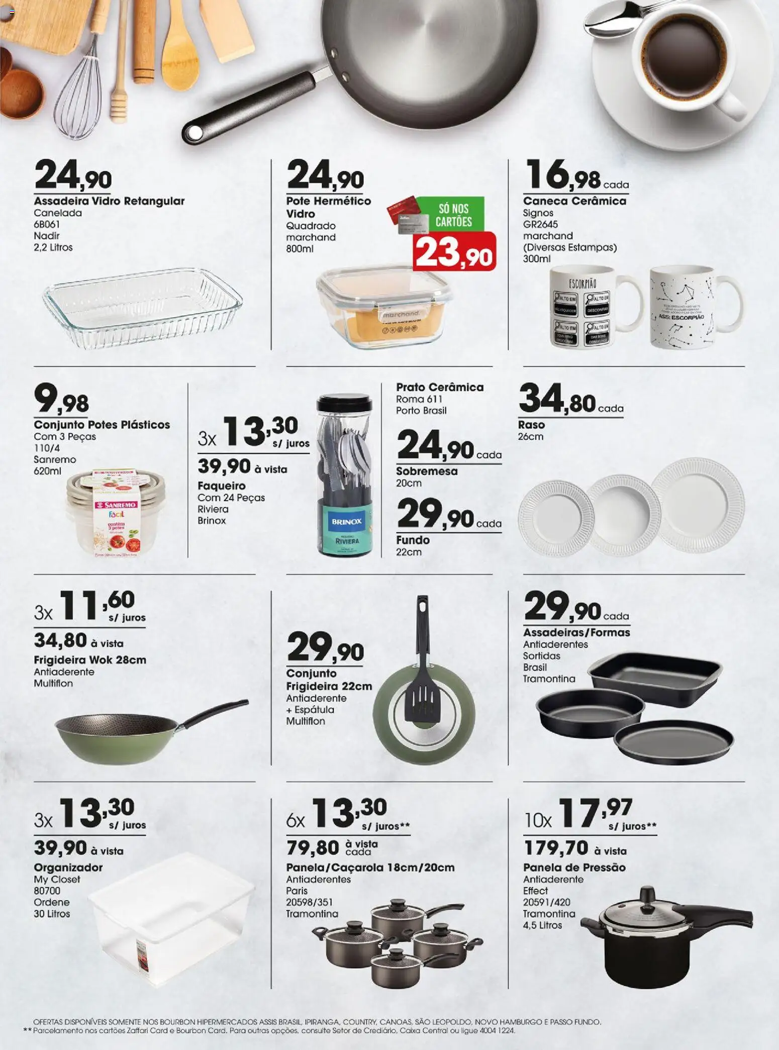 Zaffari Folheto - válido de 16.12.2025 | Página: 25 | Produtos: Frigideira, Organizador, Panela, Caixa