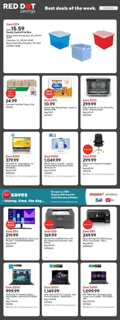 Preview of Staples weekly flyer / circulaire from shop Staples valid from 17.10.2025 | Page: 2