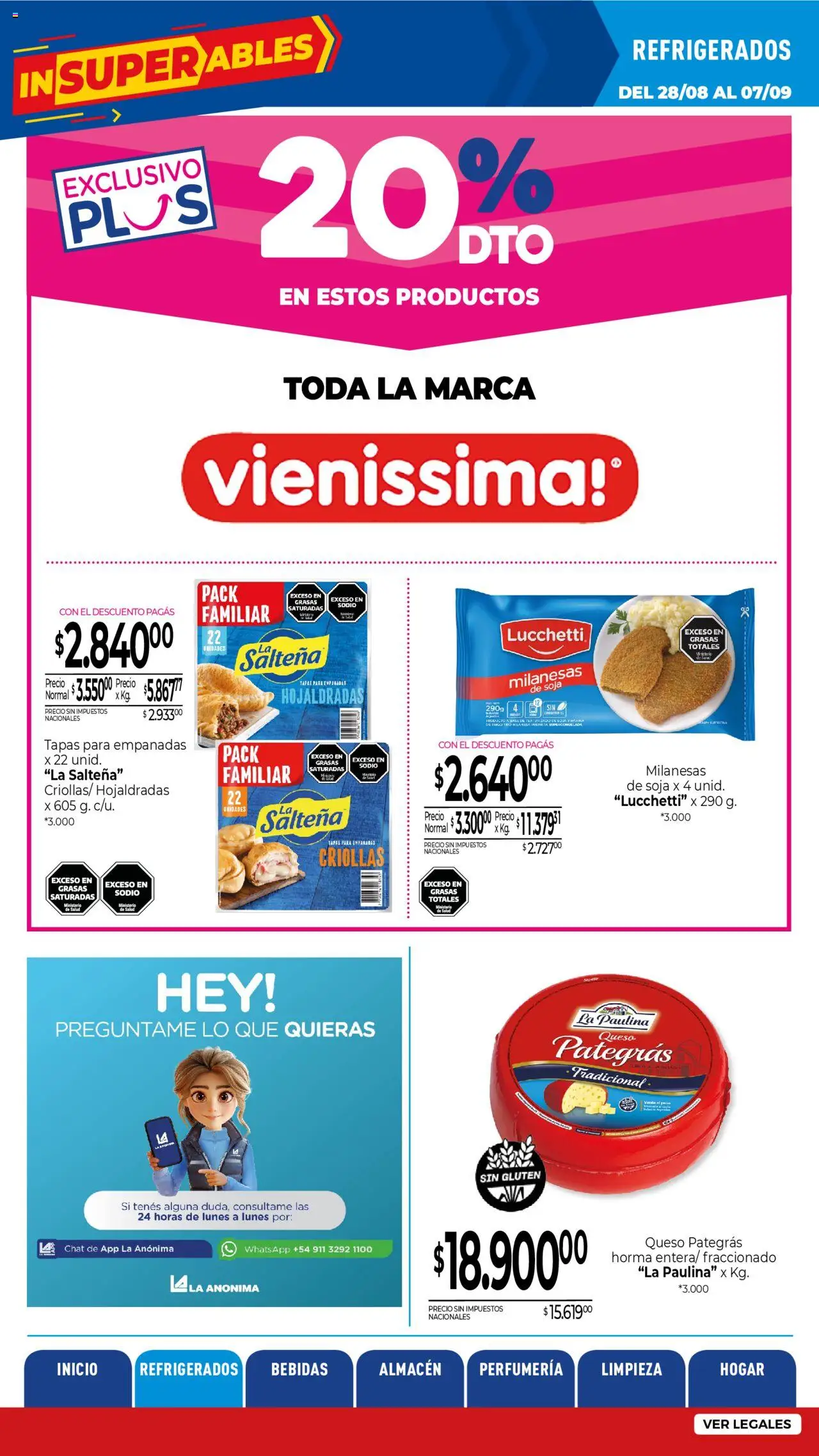 La Anonima - Insuperables - z3 │ válido desde el 28.08.2025 | Página: 7 | Productos: Queso