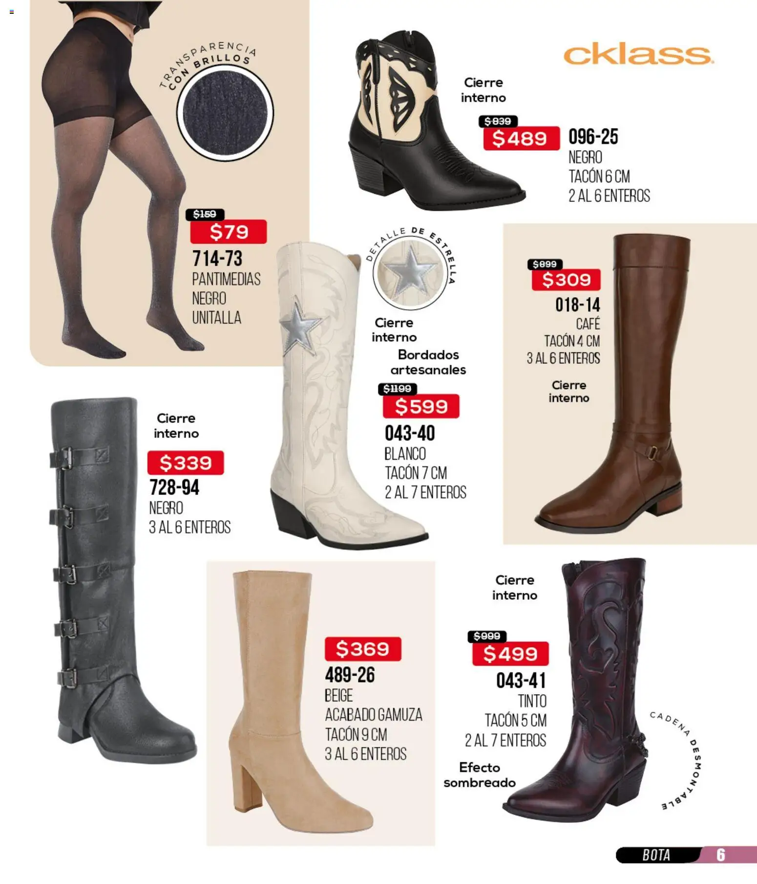 Nuevas ofertas de Cklass válidas en toda la República Mexicana desde el 14.04.2026. ¡Encuentra las mejores ofertas en Cklass catálogo 3X2 Digital Ropa! | Página: 103 | Productos: Café, Gamuza, Cadena