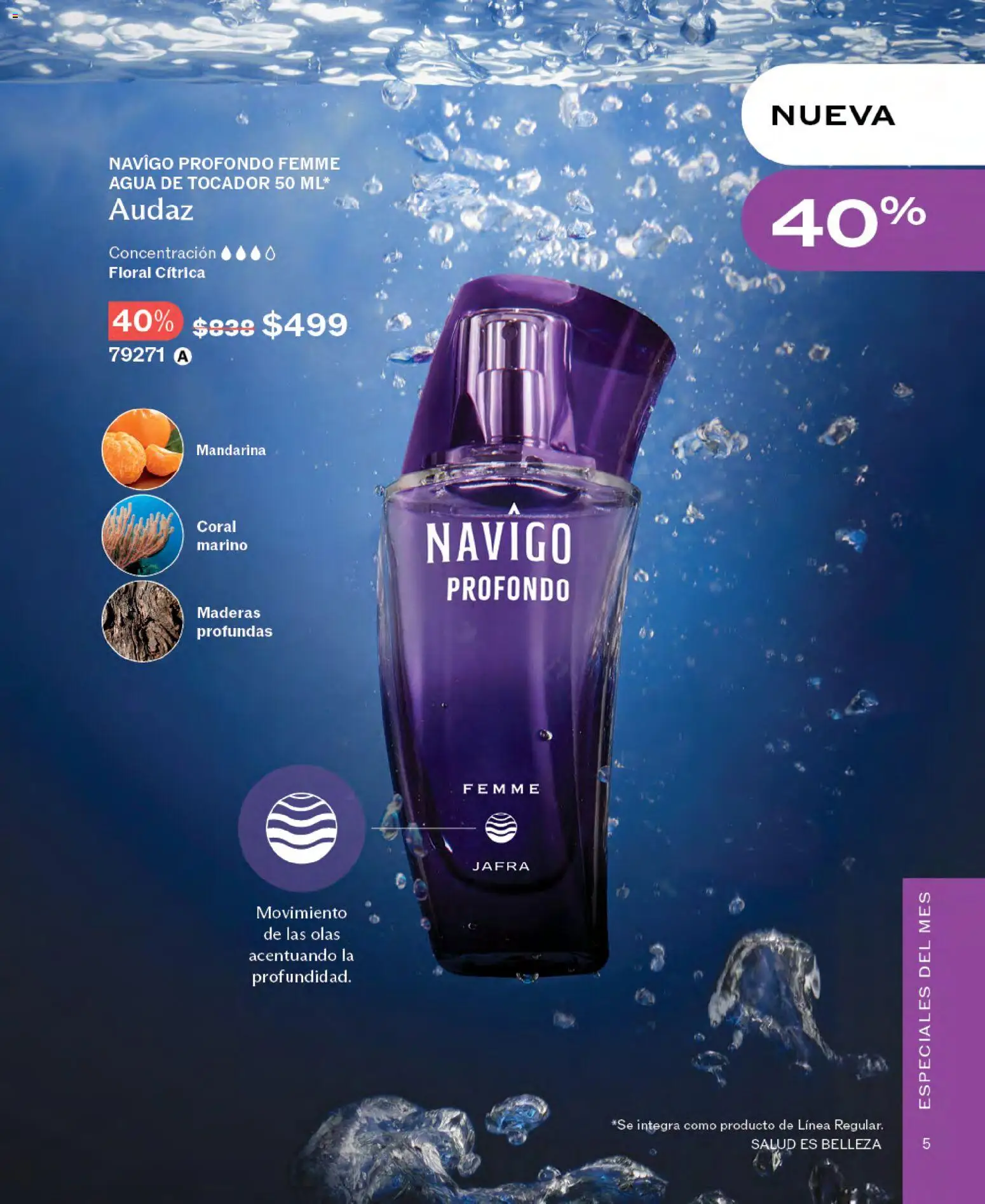 Nuevas ofertas de JAFRA válidas en toda la República Mexicana desde el 01.02.2026. ¡Encuentra las mejores ofertas en JAFRA catálogo ! | Página: 5 | Productos: Agua