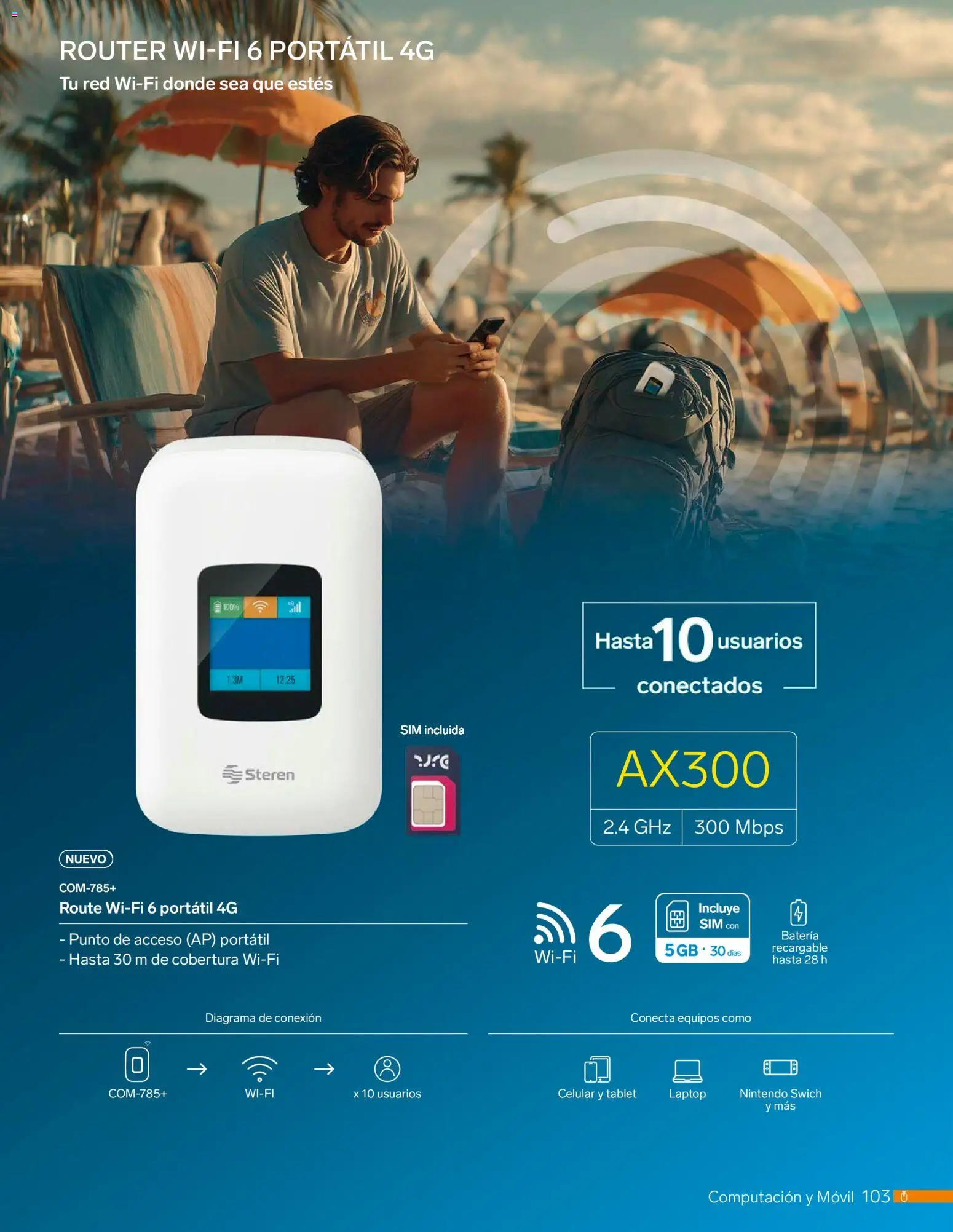 Nuevas ofertas de Steren válidas en toda la República Mexicana desde el 01.01.2026. ¡Encuentra las mejores ofertas en Steren catálogo! | Página: 115 | Productos: Tablet, Movil, Batería