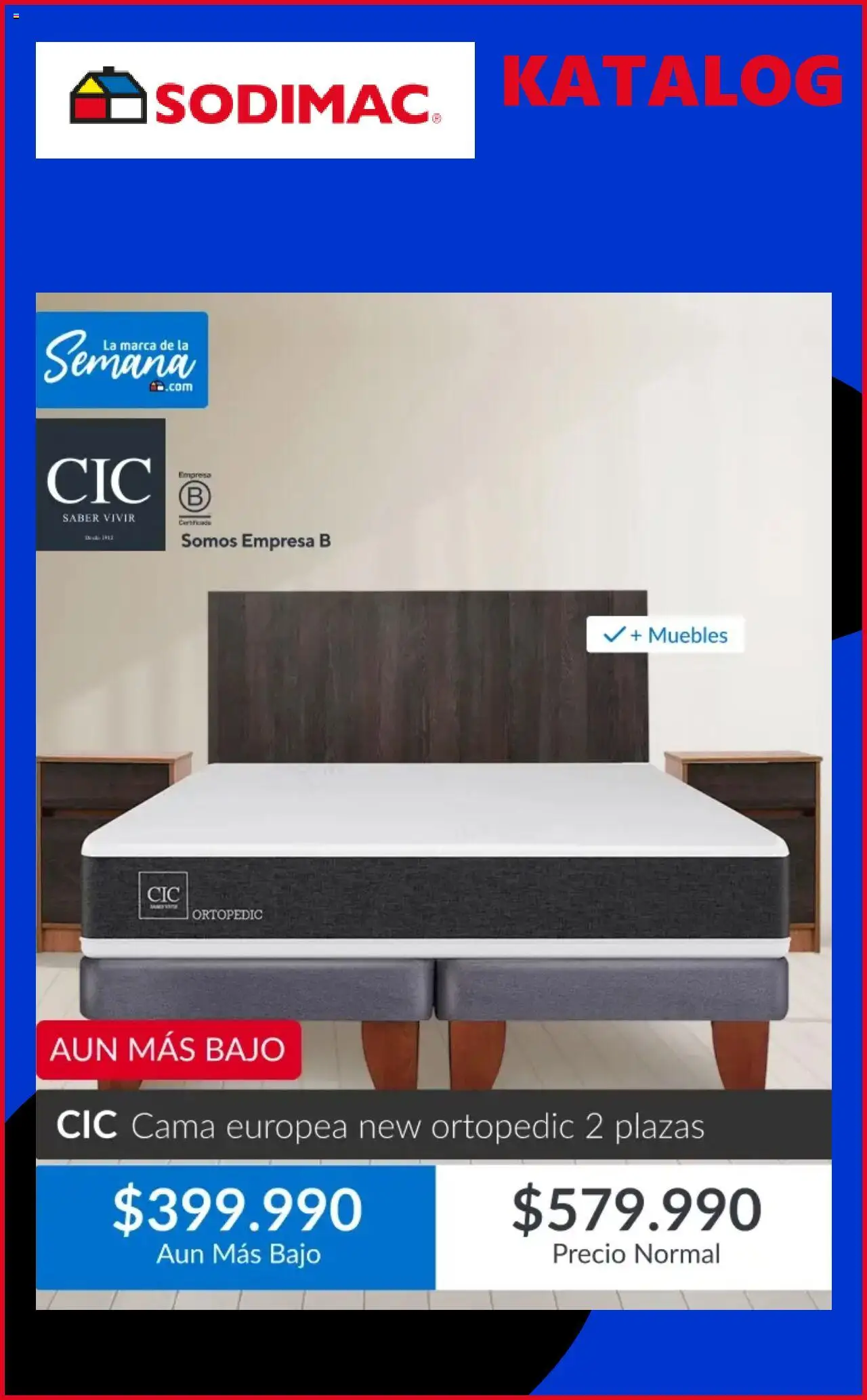 Sodimac ofertas  │ válido desde el 05.08.2025 | Página: 10 | Productos: Cama