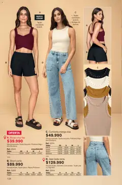 Leonisa revista - valida desde el 01.09.2025 | Página: 124 | Productos: Short, Camiseta, Mostaza, Blusa