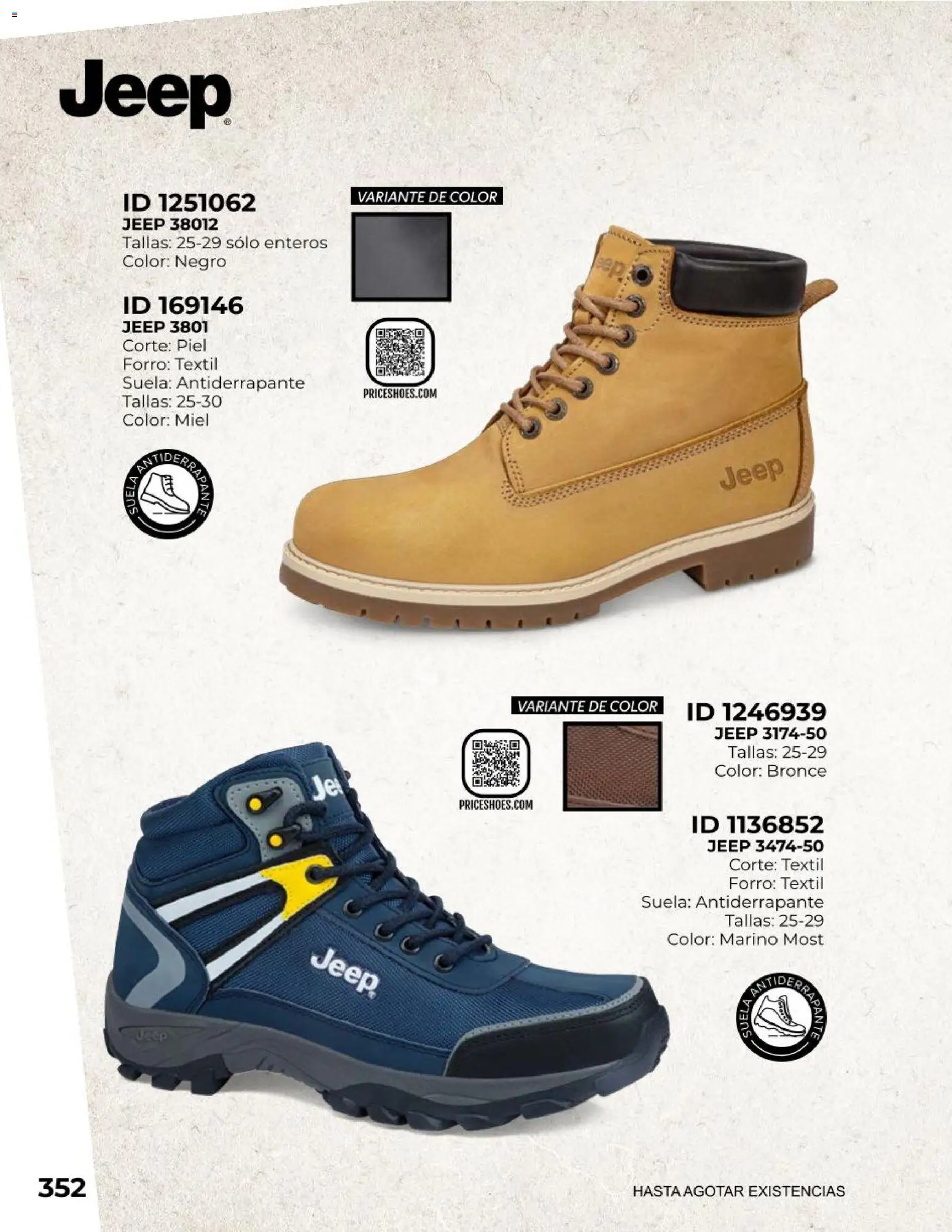 Nuevas ofertas de Price Shoes válidas en toda la República Mexicana desde el 27.10.2025. ¡Encuentra las mejores ofertas en Price Shoes catálogo Todo en uno! | Página: 352