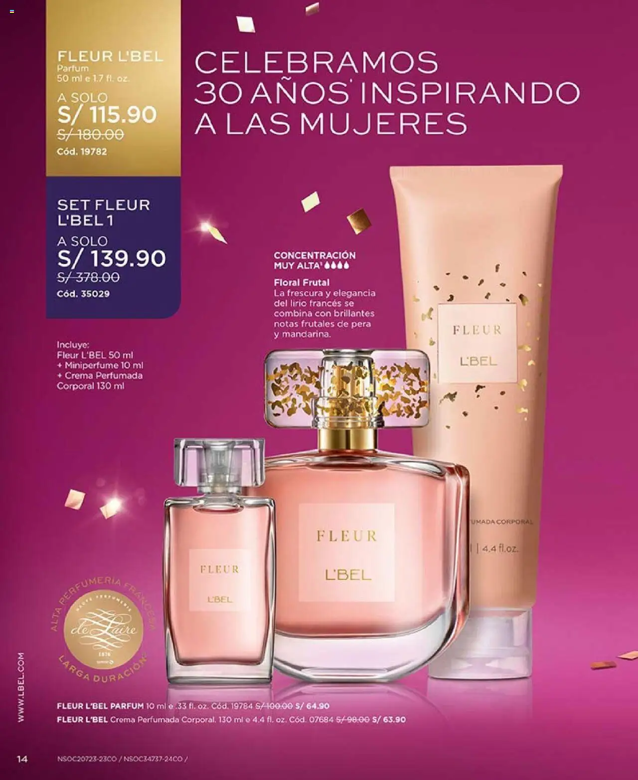 Catálogo L'Bel válido desde 29.07.2025 | Página: 14 | Productos: Crema