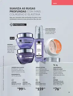 Avon - Campanha 19 - Pré-Visualização do folheto da loja Avon, válido de 21.11.2025 | Página: 29 | Produtos: Colágeno, Sérum, Creme