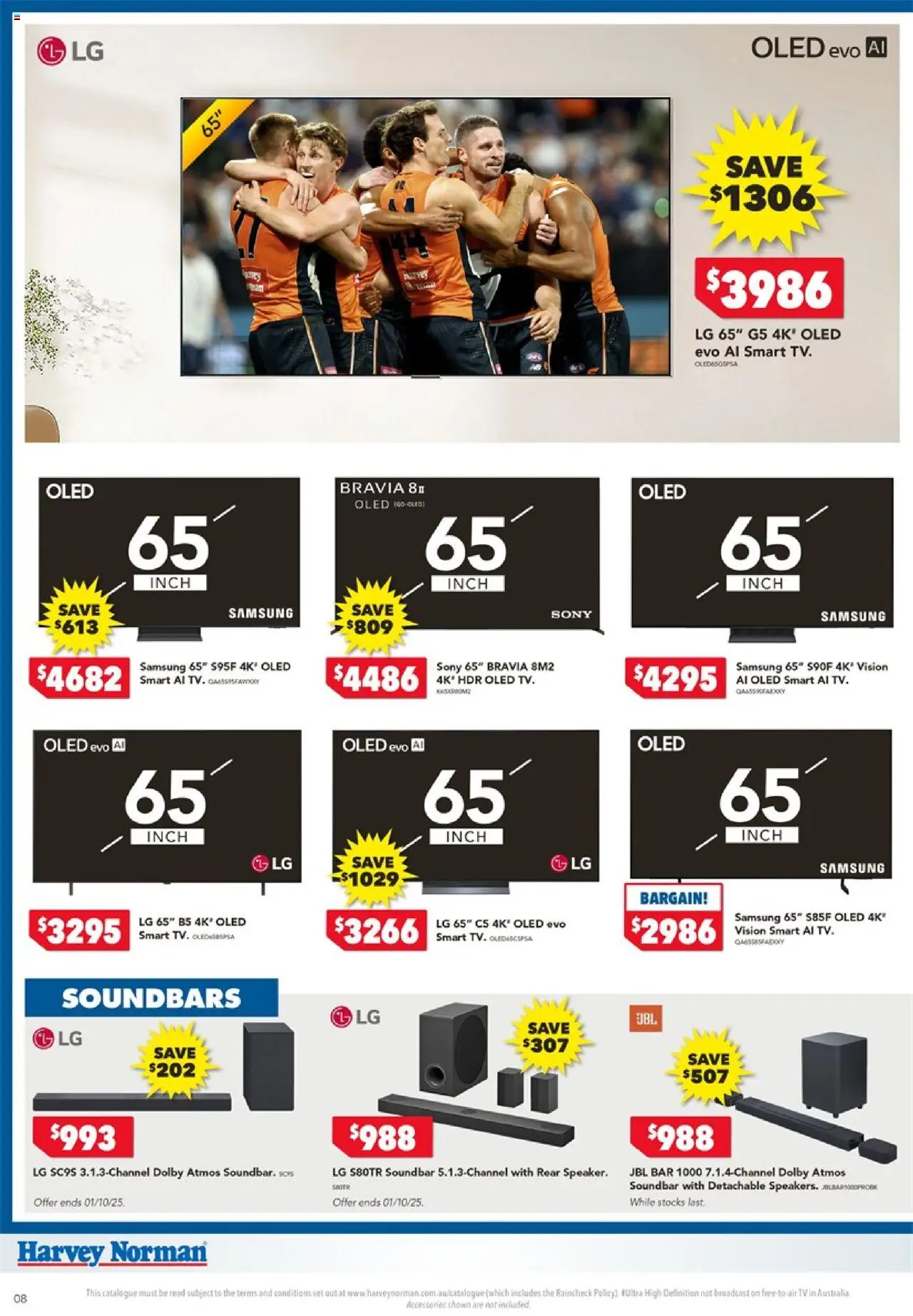 Harvey Norman catalogue - valid from 25.09.2025 | Page: 8 | Products: Accessories, Tv
