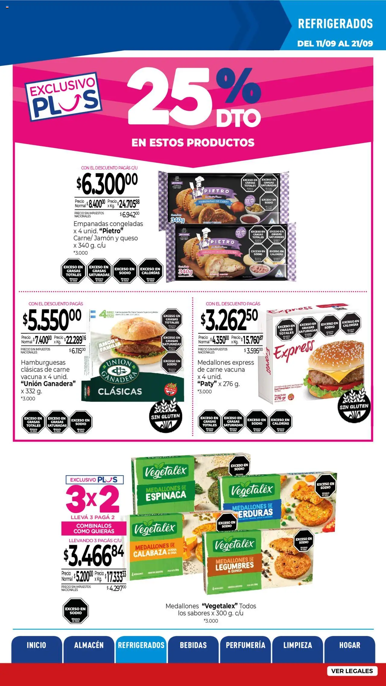 La Anonima - Insuperables │ válido desde el 11.09.2025 | Página: 15 | Productos: Peso, Avena, Jamón, Espinaca
