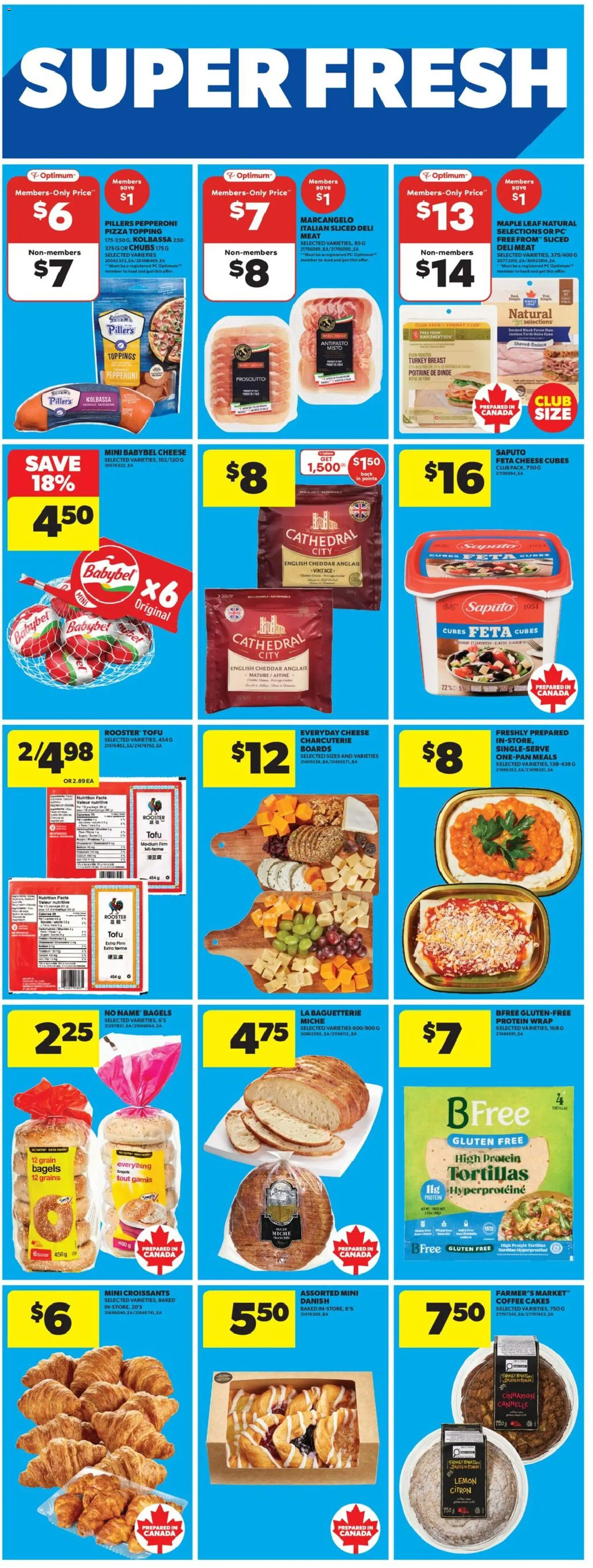 Real Canadian Superstore flyer valid from 26.02.2026 | Page: 9 | Products: PC, Cheese, Coffee, Pizza