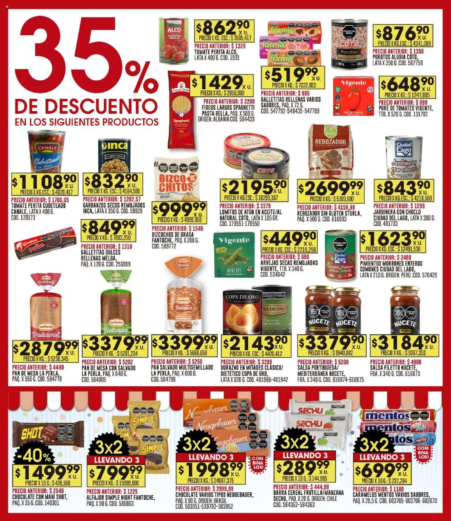Coto - Ofertas │ válido desde el 23.02.2026 | Página: 11 | Productos: Galletitas, Garbanzos, Atún, Pan