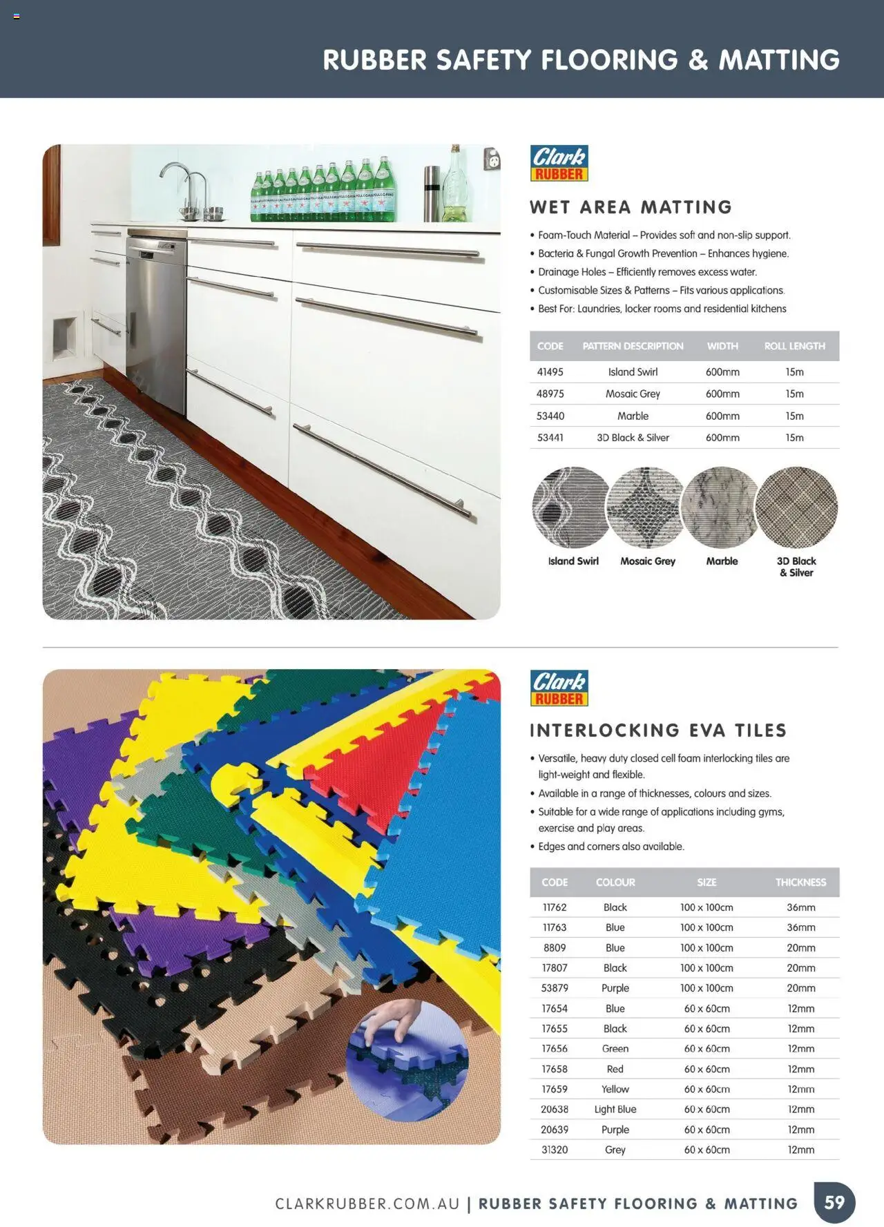Clark Rubber catalogue - valid from 05.05.2025 | Page: 59 | Products: Light, Flooring