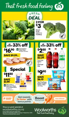 Woolworths North Island catalogue preview  - valid from 15.09.2025
