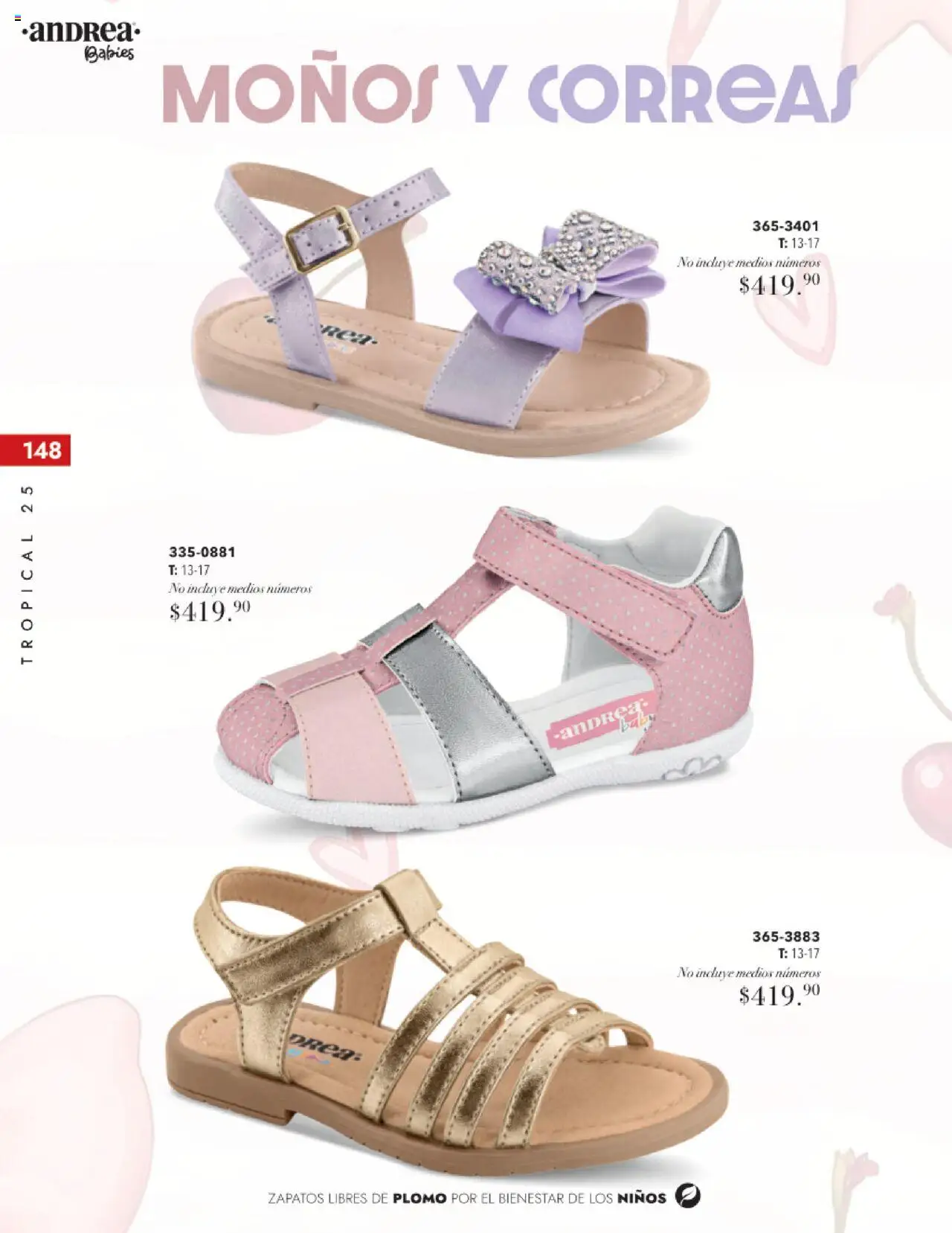 Nuevas ofertas de Andrea válidas en toda la República Mexicana desde el 17.08.2025. ¡Encuentra las mejores ofertas en Andrea - Catálogo Tropical Otoño / Invierno! | Página: 148 | Productos: Zapatos