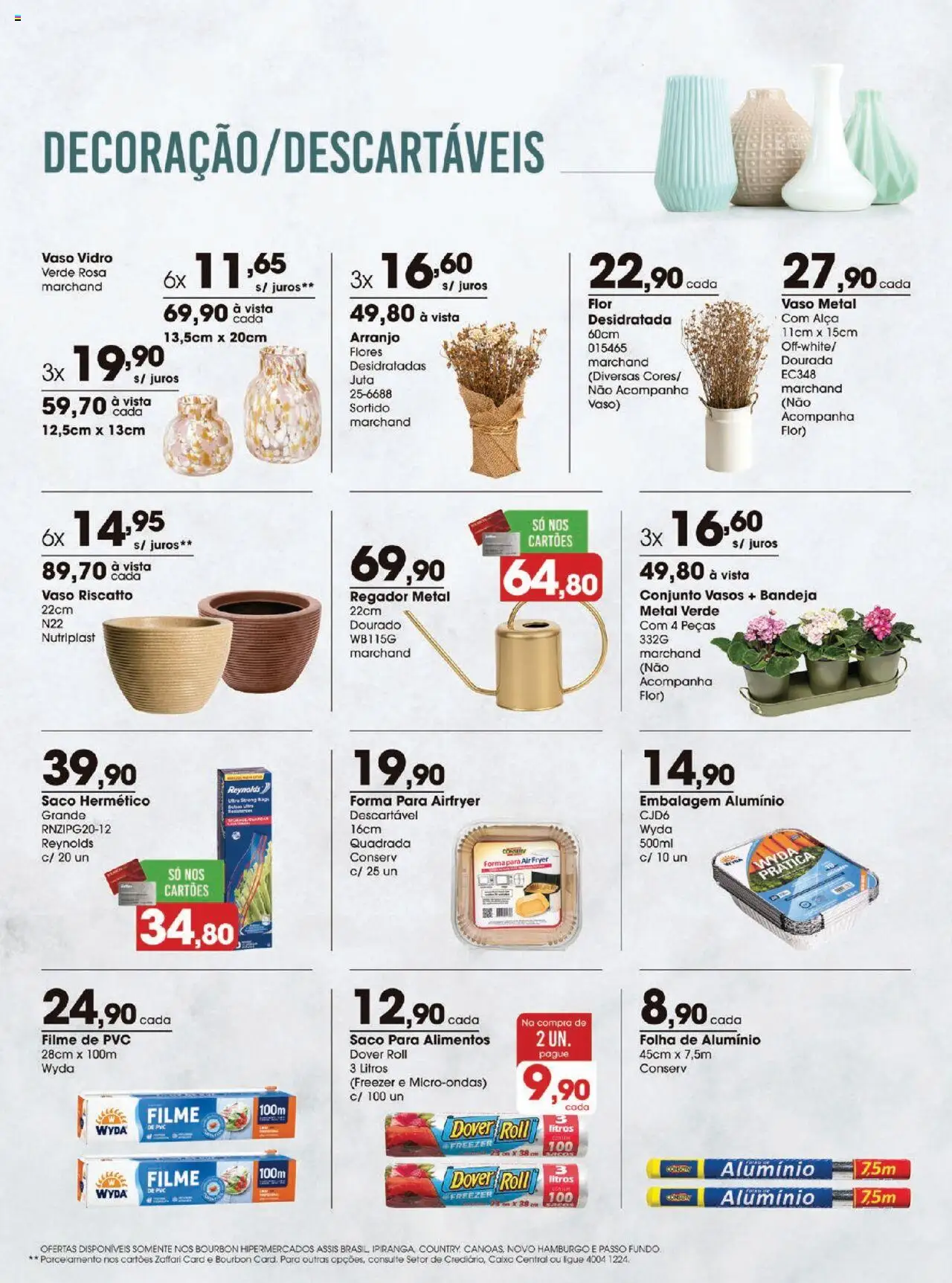 Zaffari Folheto - válido de 09.09.2025 | Página: 20 | Produtos: filme de PVC, Air fryer, Caixa, Vaso