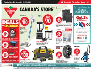 Preview of Canadian Tire weekly flyer from shop Canadian Tire valid from 12.03.2026