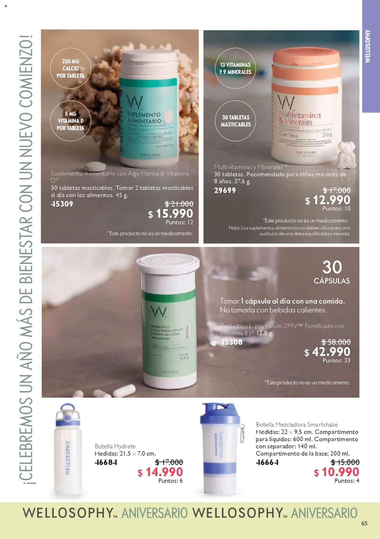 Oriflame catálogo │ válido desde el 27.12.2025 | Página: 65 | Productos: Tableta, Separador, Botella, Base