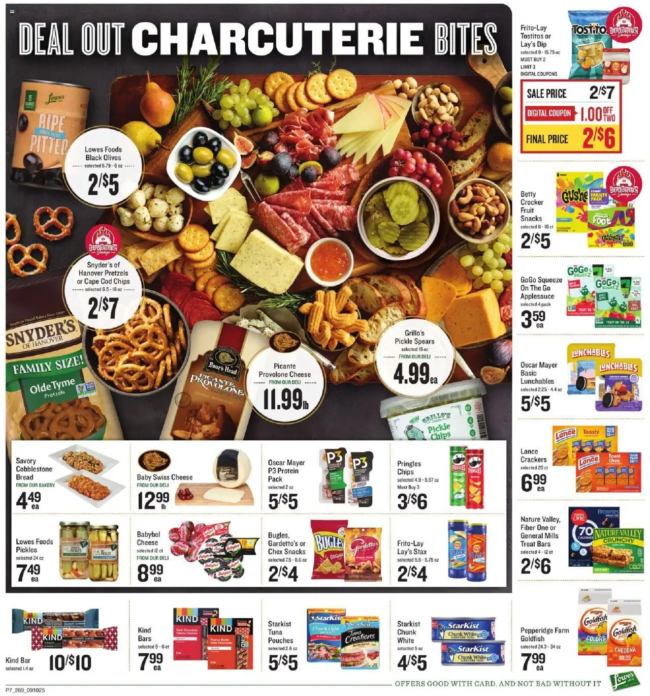 Lowes Foods Weekly Ad - GA - valid from 10.09.2025 | Page: 10 | Products: Bakery, Butter, Bread, Chips