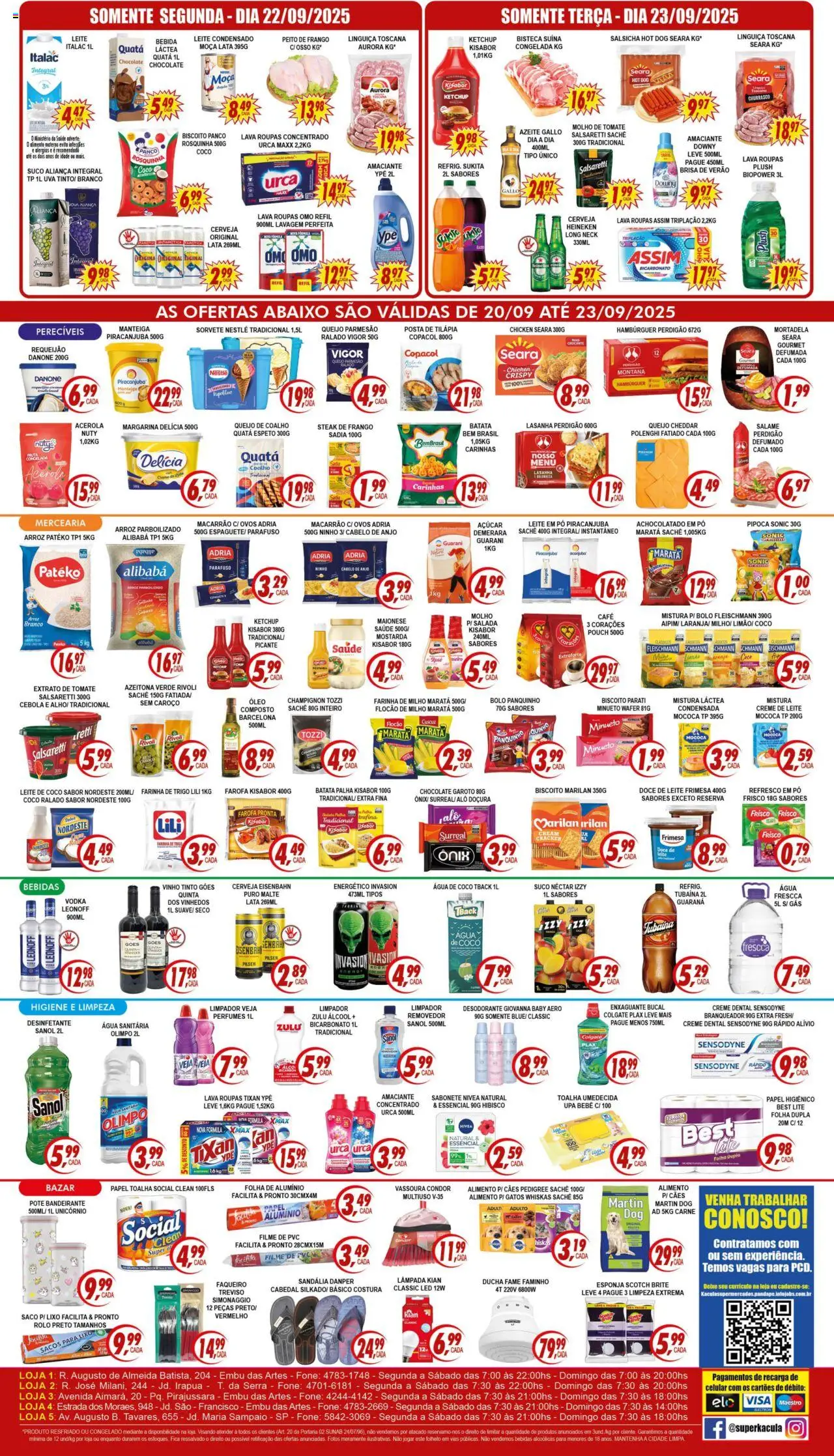 Kaçula Folheto - válido de 20.09.2025 | Página: 2 | Produtos: Café, Salada, Farofa, Requeijão