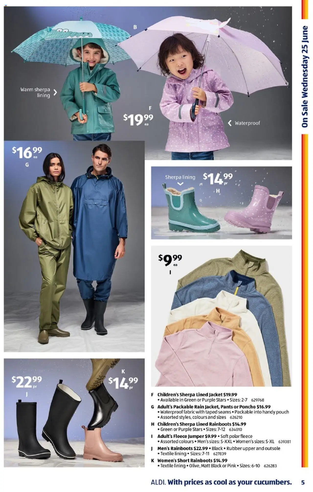 Aldi catalogue - valid from 25.06.2025 | Page: 5 | Products: Jumper, Jacket, Pants