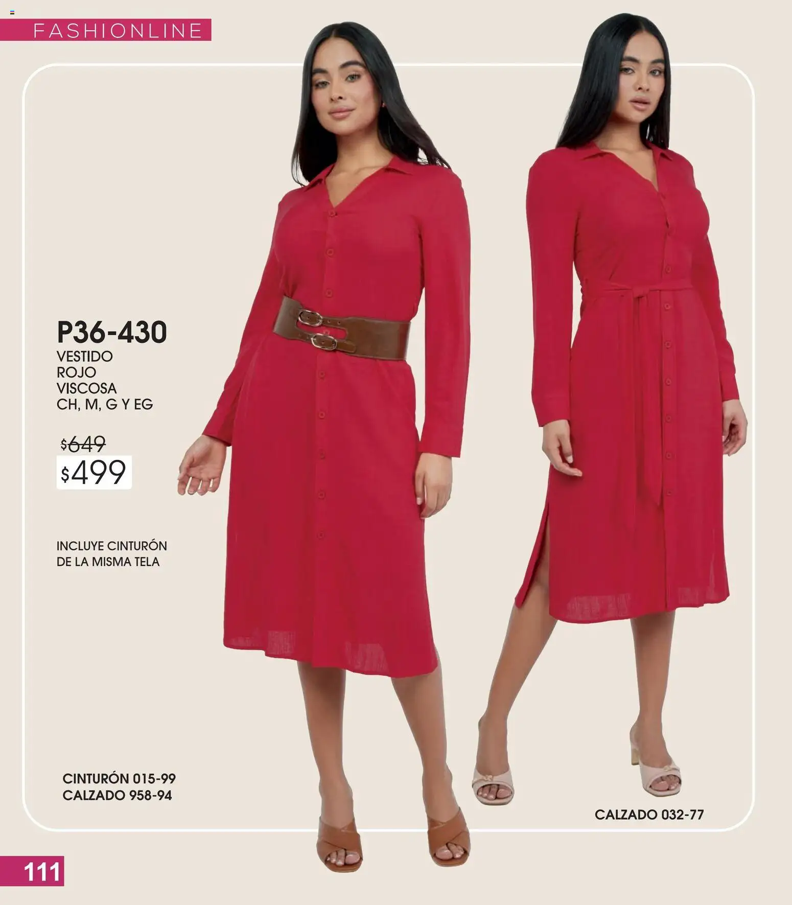 Nuevas ofertas de Cklass válidas en toda la República Mexicana desde el 13.02.2026. ¡Encuentra las mejores ofertas en Cklass catálogo Especial Fashionline! | Página: 112 | Productos: Cinturón, Vestido