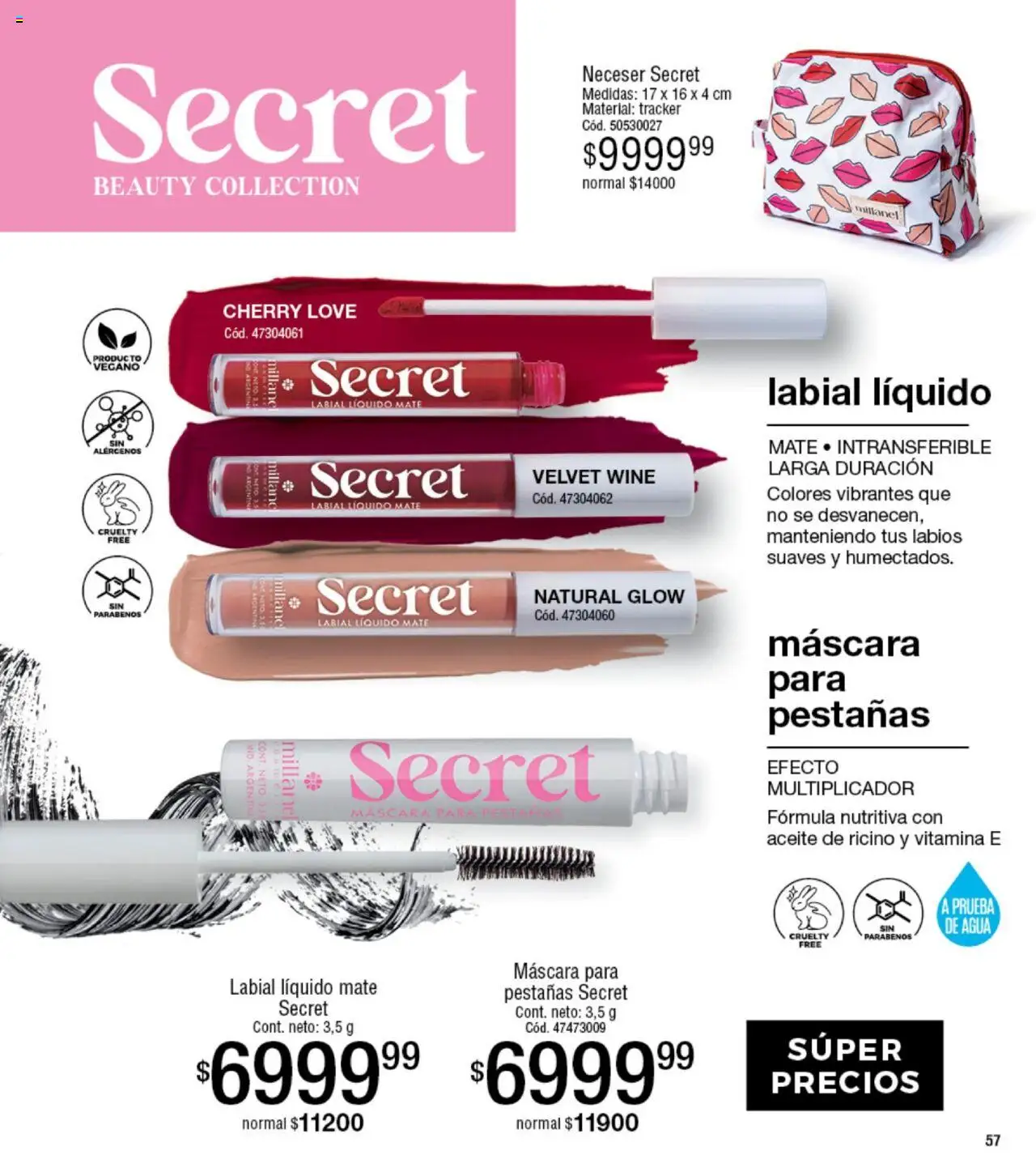 Millanel catálogo │ válido desde el 18.08.2025 | Página: 57 | Productos: Mate, Aceite, Máscara, Agua