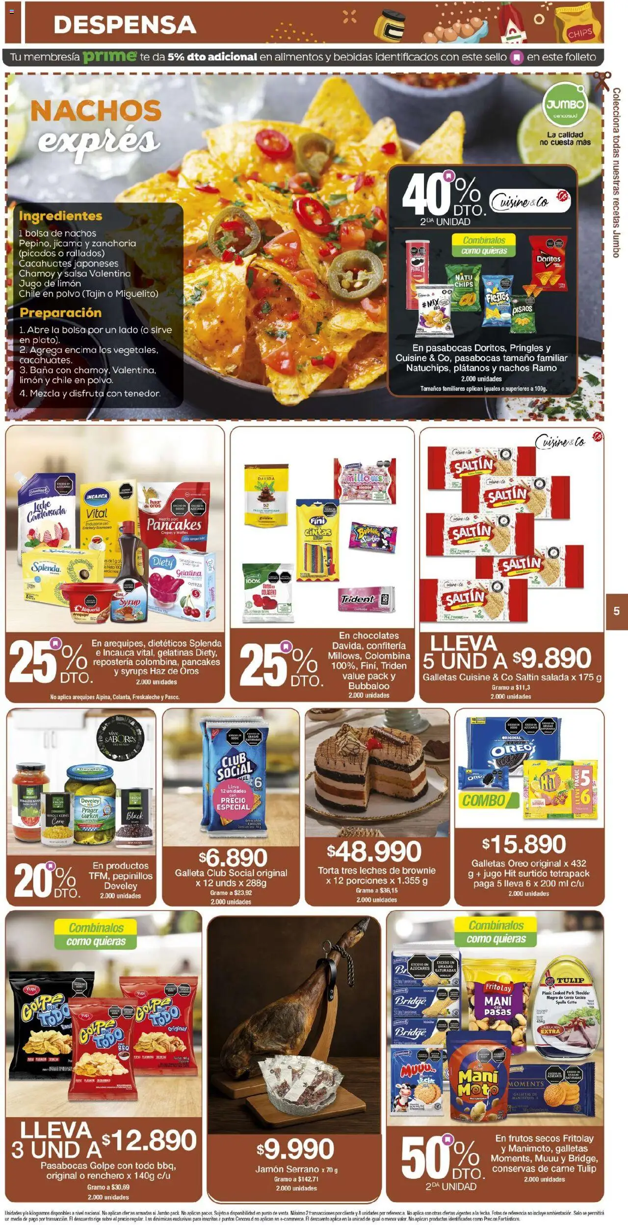 Jumbo revista - valida desde el 20.06.2025 | Página: 5 | Productos: Zanahoria, Jamón serrano, Sobre, Endulzante