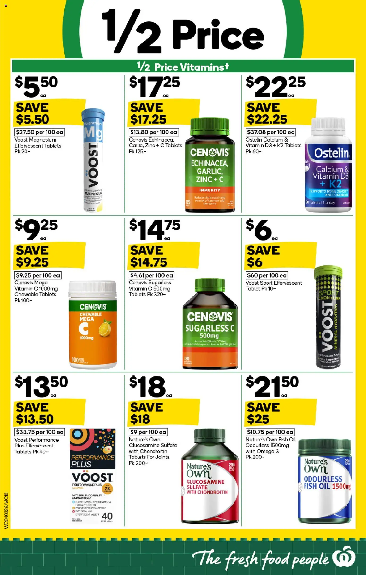 Woolworths catalogue - valid from 04.03.2026 | Page: 10 | Products: Oil, Fish, Tablet, Zinc