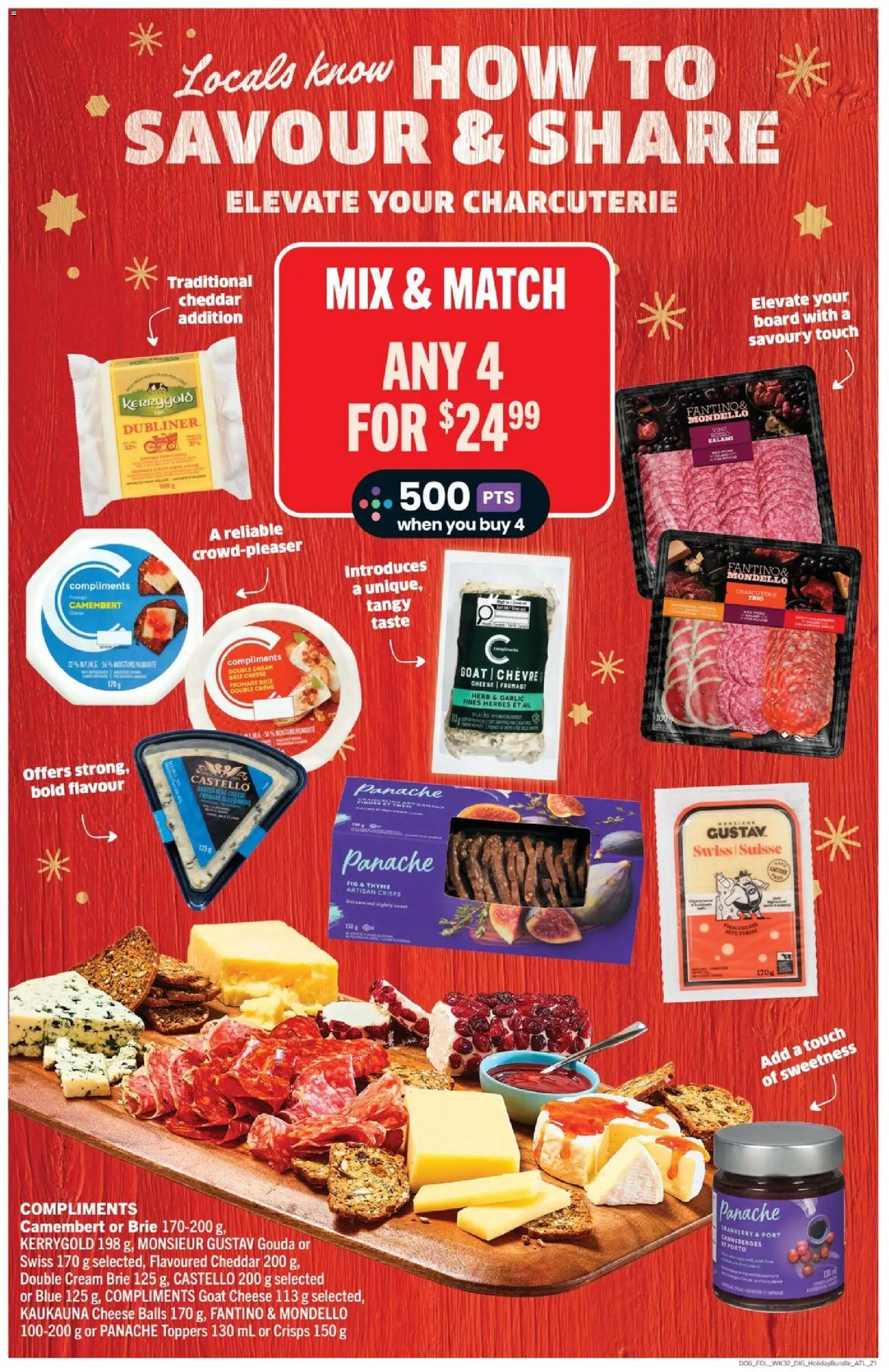 Foodland flyer valid from 04.12.2025 | Page: 11 | Products: Cream, Cheese, Salami