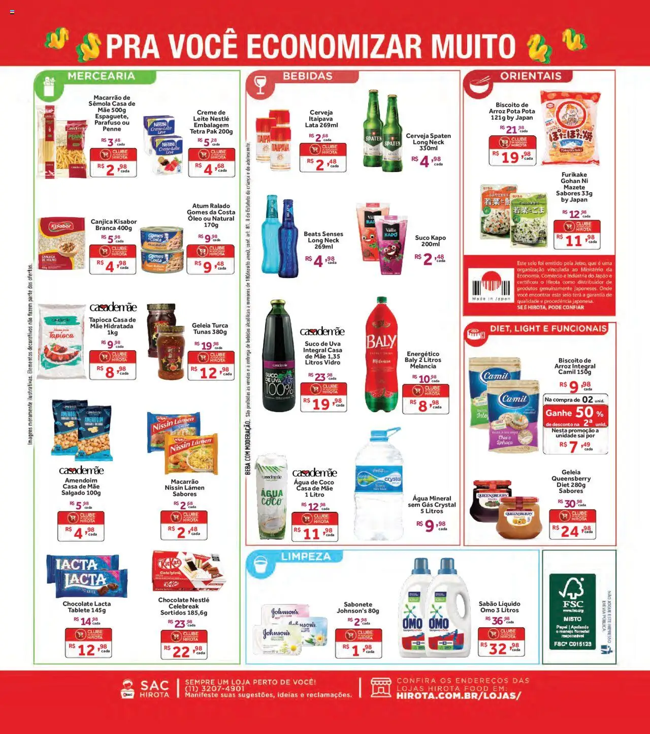 Hirota Food Folheto - válido de 01.08.2025 | Página: 2 | Produtos: Coco, Tapioca, Chia, Creme