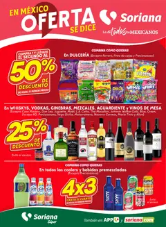 Vista previa de Soriana - Fin de Semana Súper: Ags, Nay, Jal, Qro, Col, Mich, Gto, Hgo, Tlax, Mor, Pue, Gro, Oax, Edo. de Mex, Valle de México, Za, nuevo folleto de la tienda, válido en México a partir del 23.10.2025