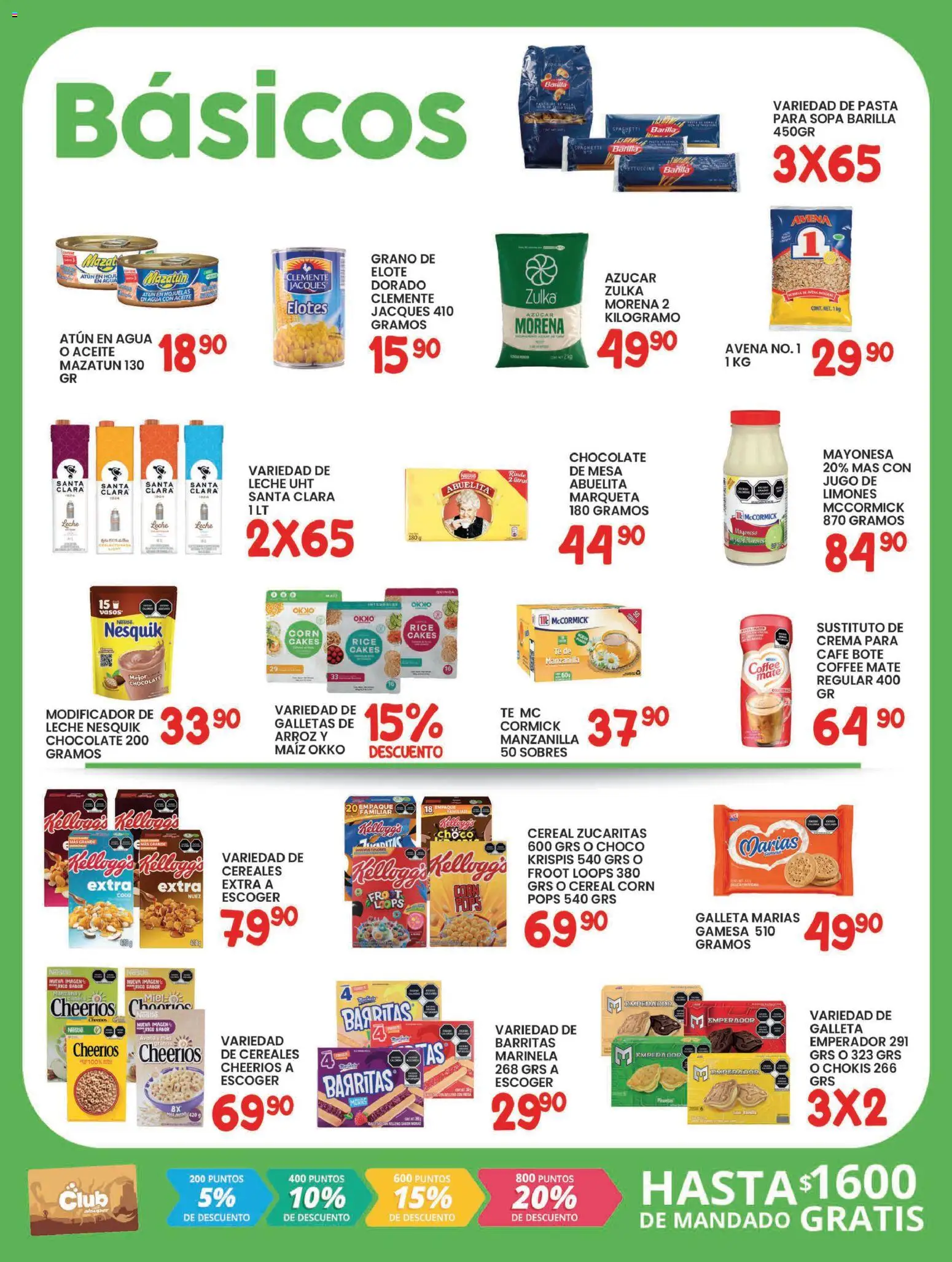 Nuevas ofertas de Alsuper válidas en toda la República Mexicana desde el 13.01.2026. ¡Encuentra las mejores ofertas en Alsuper folleto Durango! | Página: 2 | Productos: Maíz, Azúcar, Sopa, Galletas