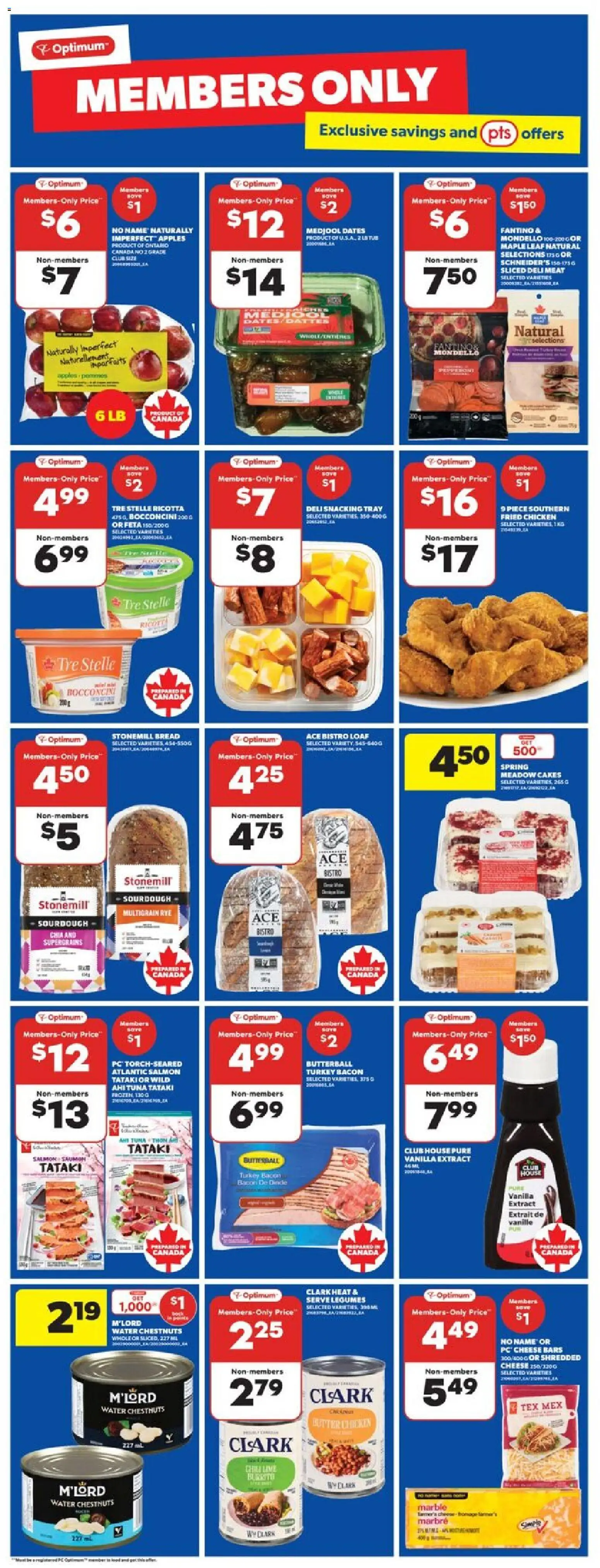 Real Canadian Superstore flyer valid from 27.11.2025 | Page: 15 | Products: PC, Cheese, Bread, Chicken