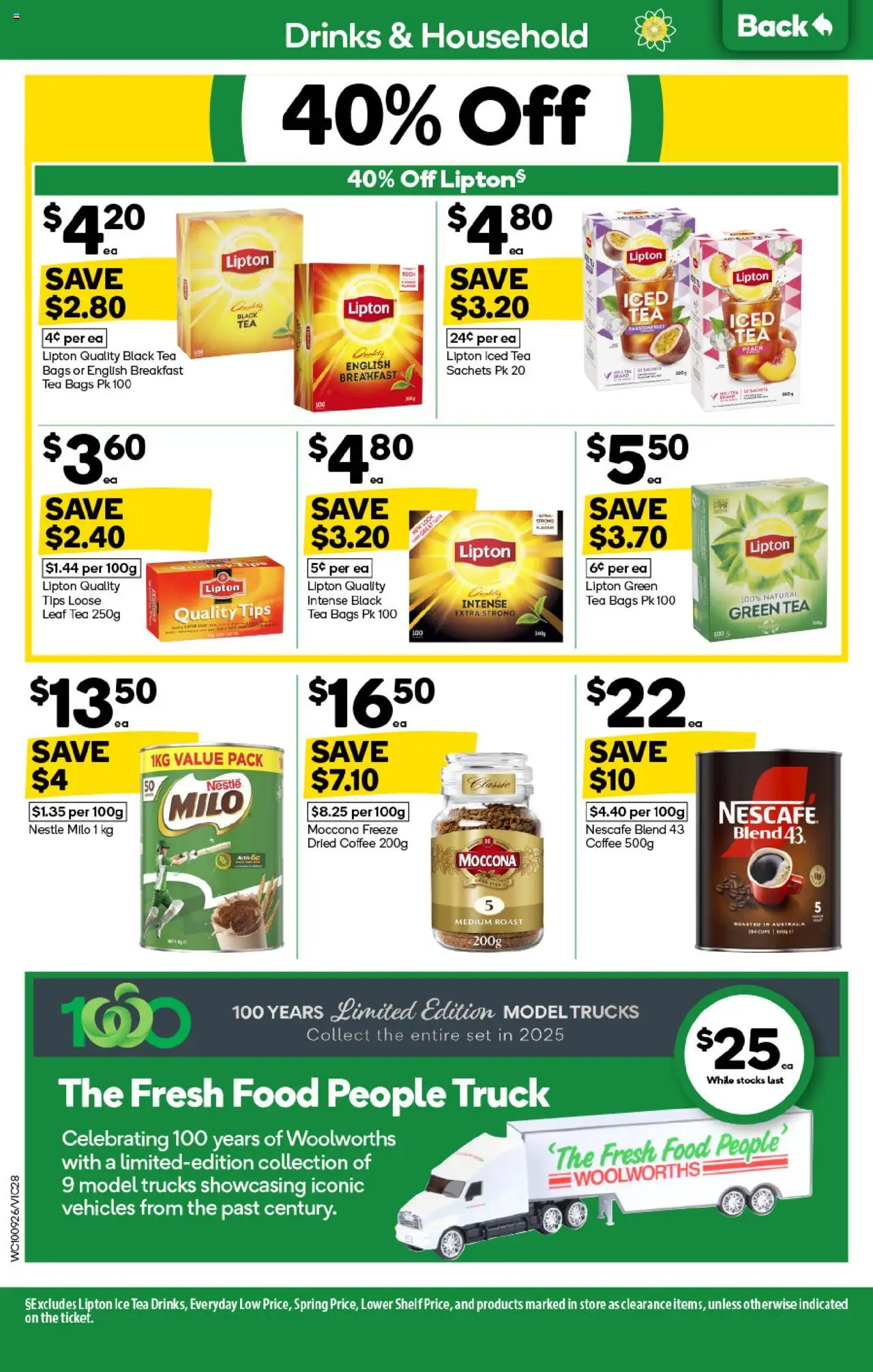 Woolworths catalogue - valid from 10.09.2025 | Page: 26 | Products: Shelf, Coffee, Tea, Moccona