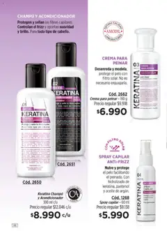 Vista previa Catálogo Amodil Campaña 17/2025 válido desde el 14.10.2025 | Página: 88 | Productos: Aceite, Champú, Acondicionador, Crema