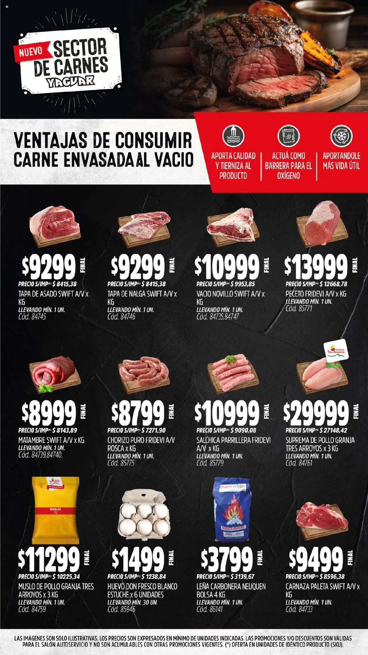 Yaguar - General Roca │ válido desde el 18.08.2025 | Página: 9 | Productos: Pollo, Paleta, Huevo, Chorizo