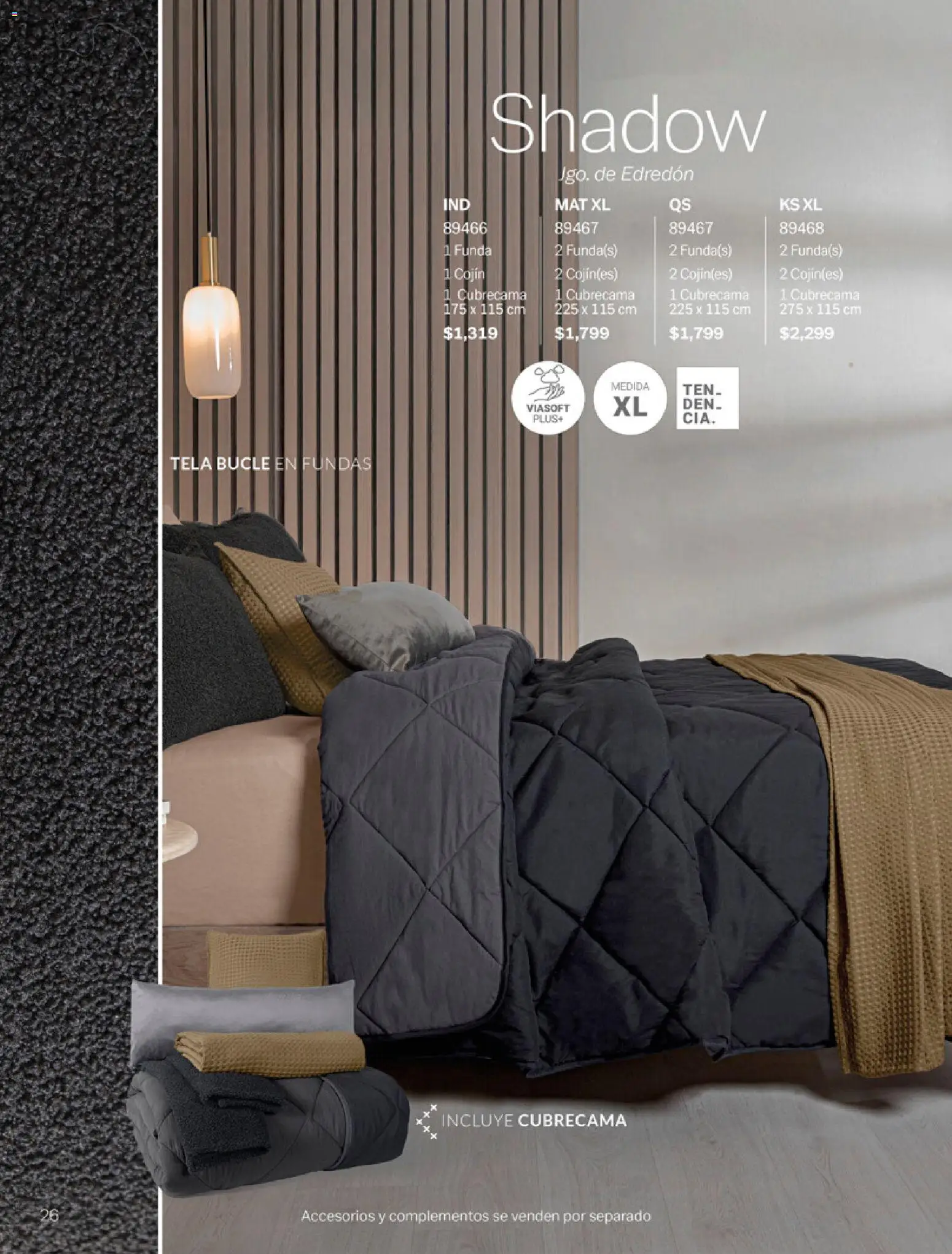 Nuevas ofertas de Vianney válidas en toda la República Mexicana desde el 06.03.2026. ¡Encuentra las mejores ofertas en Vianney catálogo Tu hogar, nuestra pasión! | Página: 28 | Productos: Funda