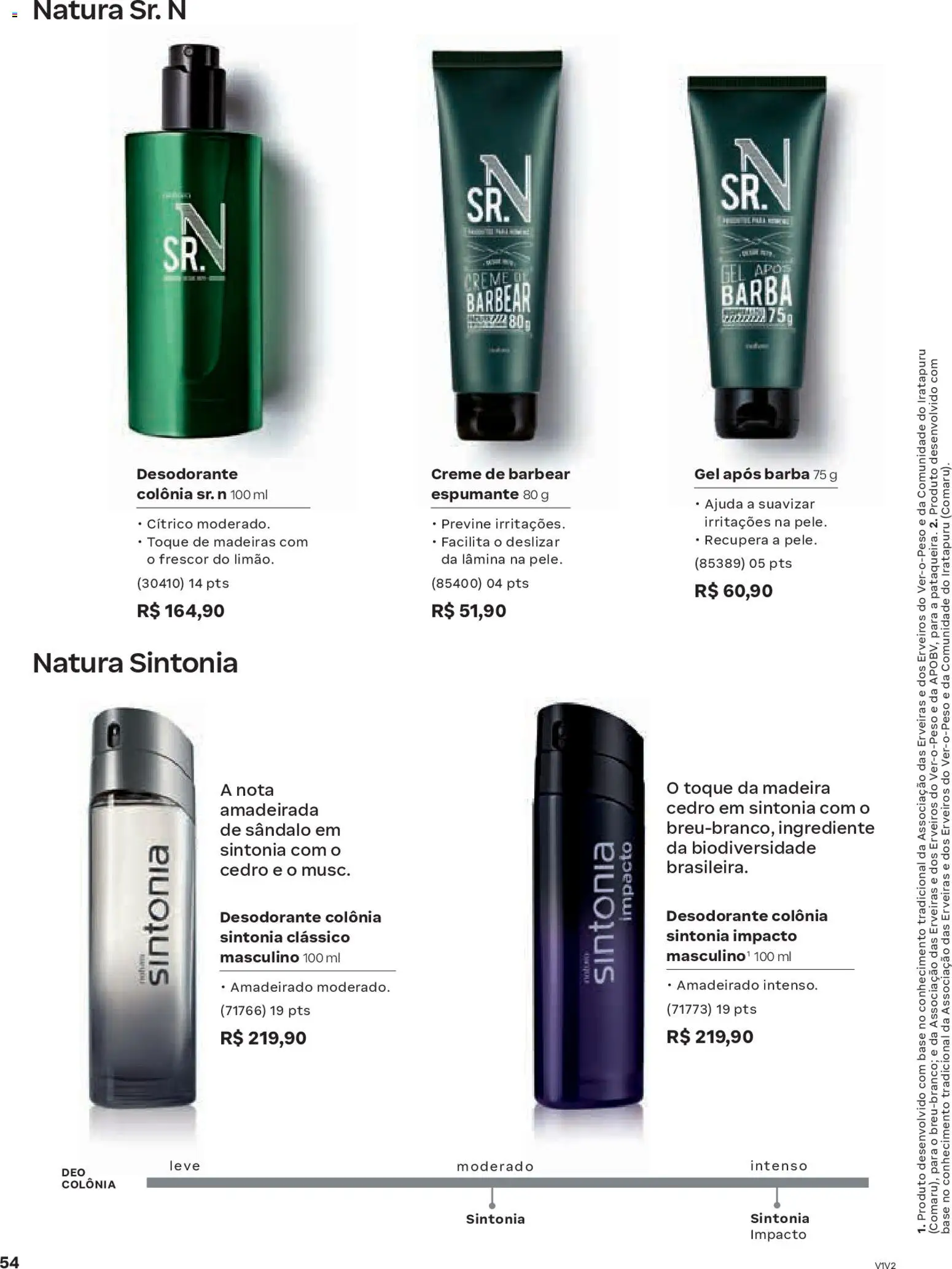 Natura Folheto - válido de 19.02.2026 | Página: 54 | Produtos: Espumante, Desodorante, Base, Creme