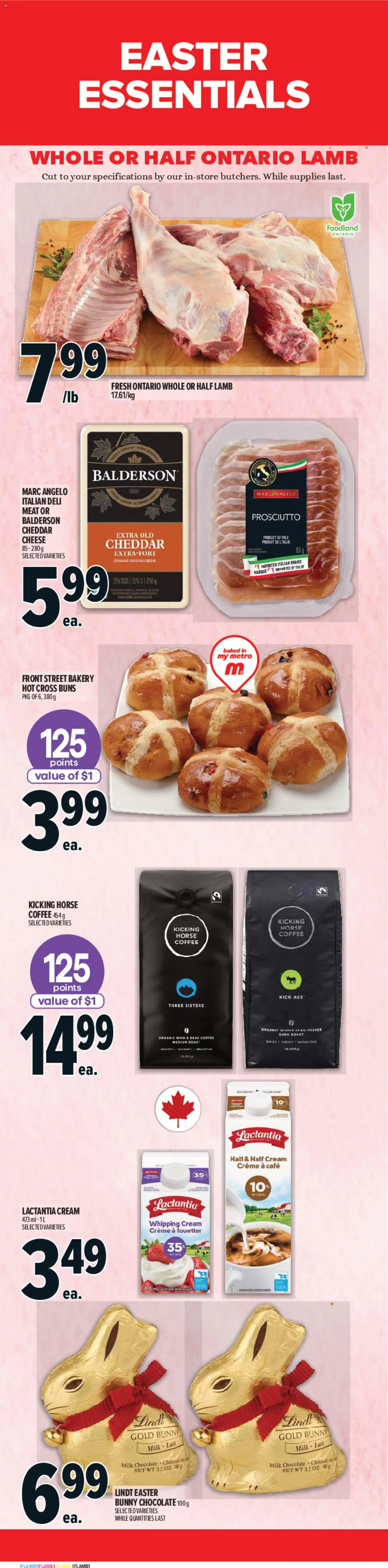 Metro flyer valid from 26.03.2026 | Page: 3 | Products: Cream, Cheese, Coffee, Chocolate