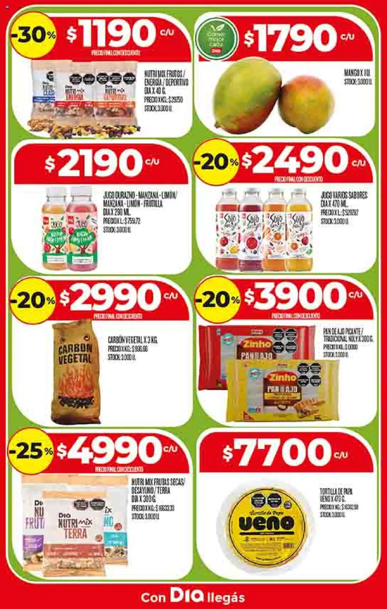 Supermercado DIA Ofertas │ válido desde el 27.08.2025 | Página: 6 | Productos: Frutilla, Durazno, Manzana, Jugo